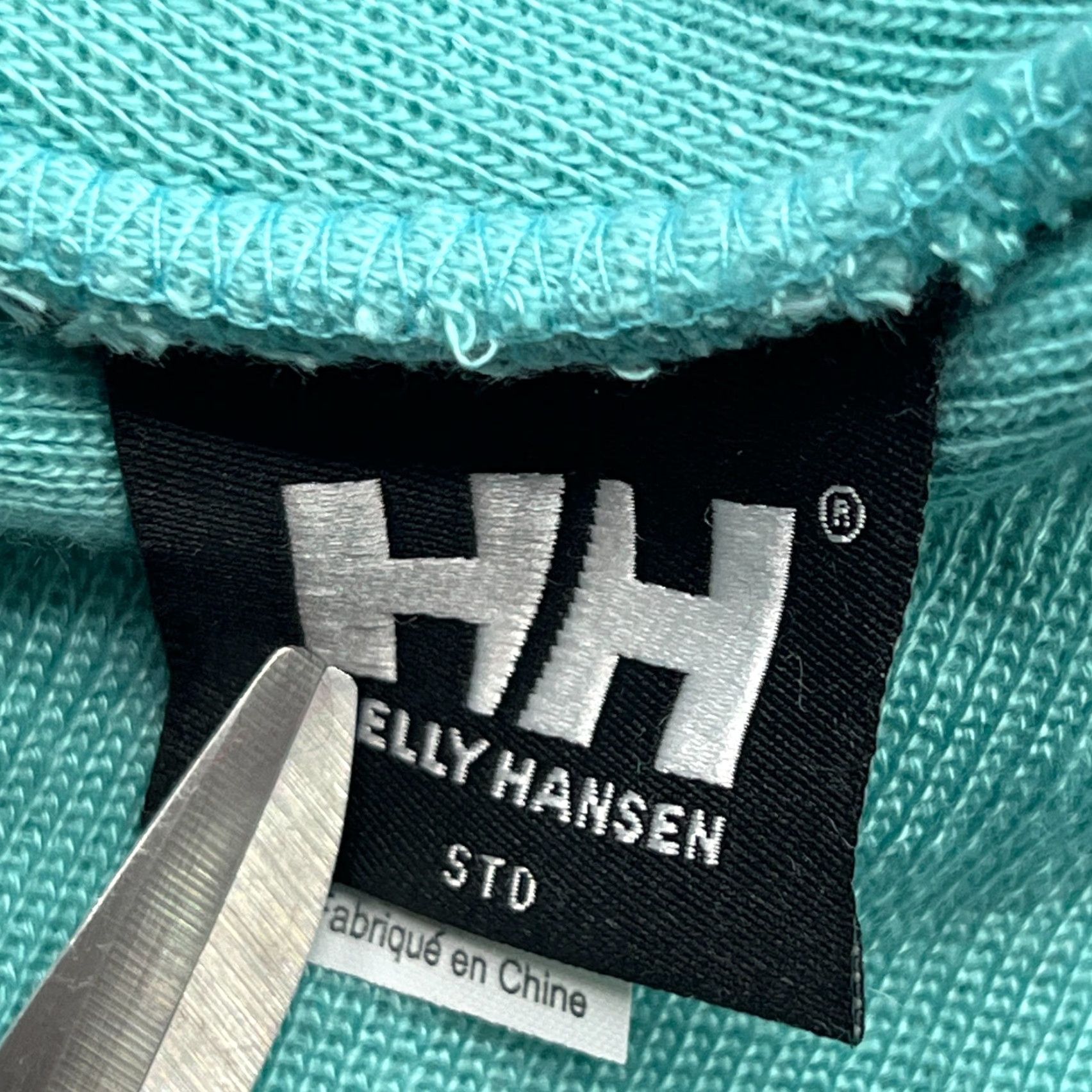 Helly Hansen VINTAGE Helly Hansen Beanie Hat One Size Blue Teal Green Stretch Thermal Size ONE SIZE - 5 Thumbnail
