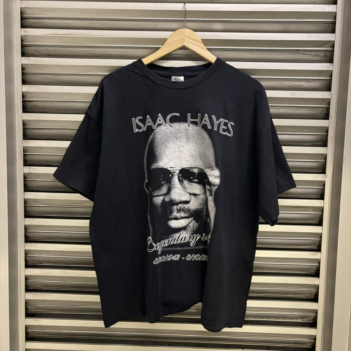 Band Tees × Vintage Vintage 00s Isaac Hayes Memorial Tribute T-Shirt (XL) Size US XL / EU 56 / 4 - 1 Thumbnail