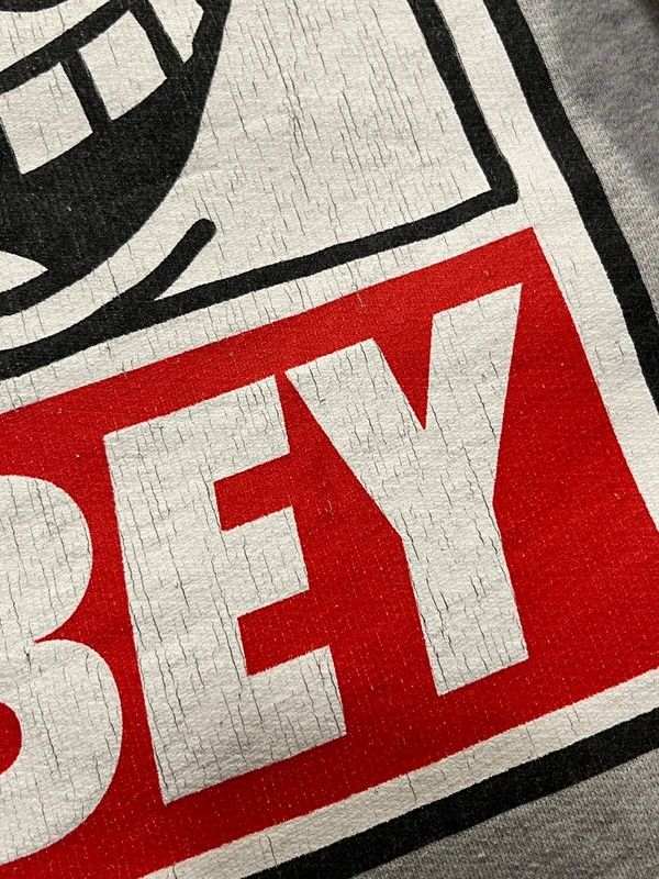 Obey Obey x Keith Haring 2012 Grey Crewneck Size US L / EU 52-54 / 3 - 2 Thumbnail