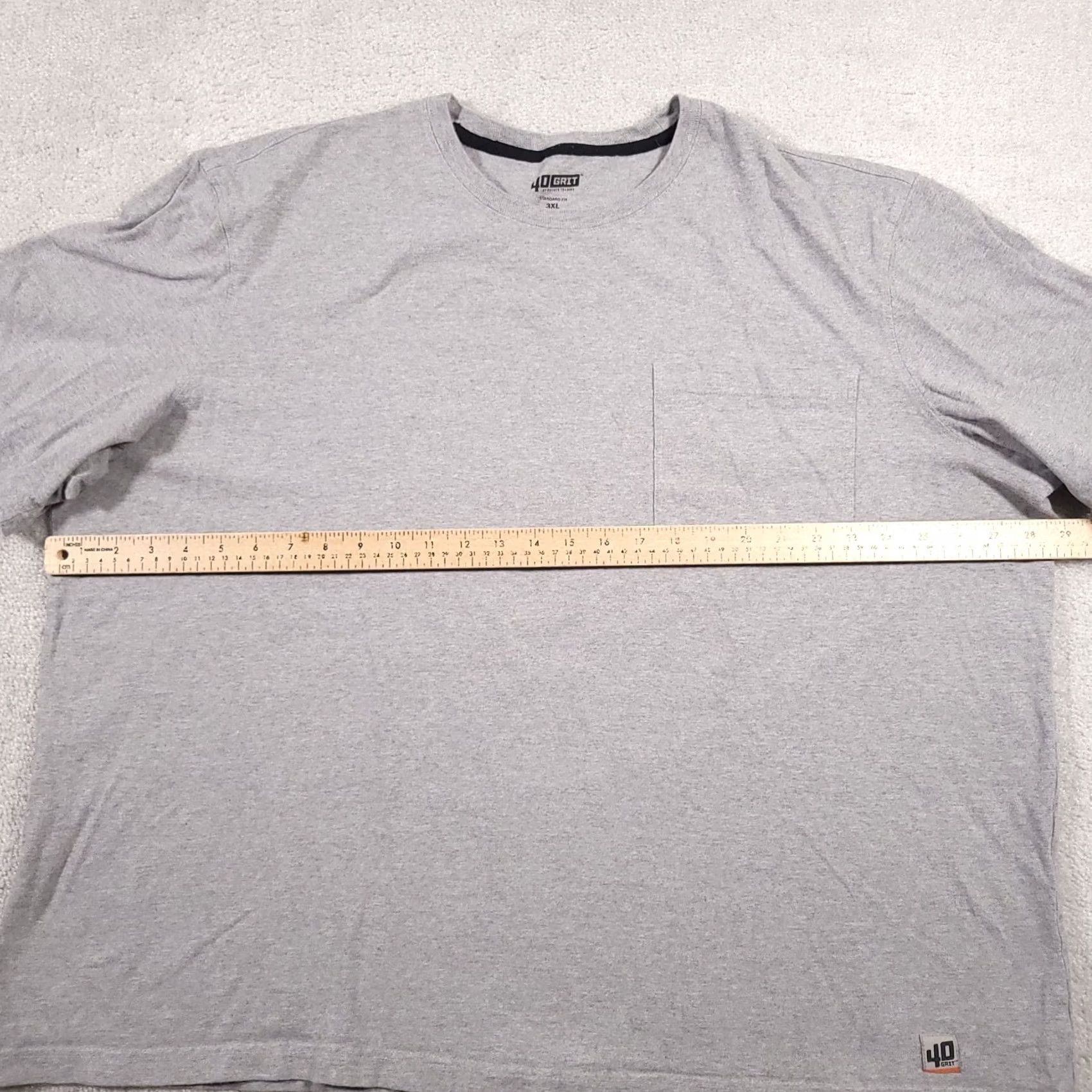 Vintage Duluth Trading Shirt Mens 3XL Gray 40 Grit Pocket Workwear Relaxed Short Sleeve Size US XXL / EU 58 / 5 - 6 Thumbnail