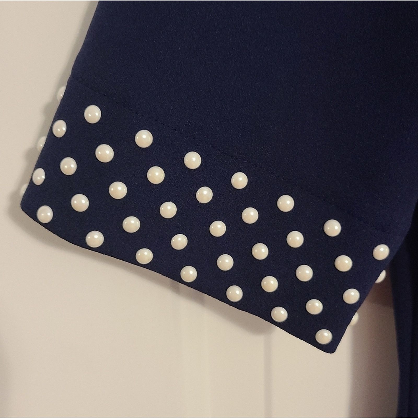 Karl Lagerfeld Karl Lagerfeld Short Navy Blue Dress Size 6 Size M / US 6-8 / IT 42-44 - 3 Thumbnail