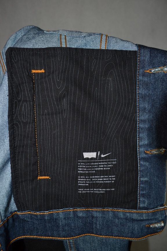 Levi's Levi's x Nike Trucker Navy Denim Jacket M Size US M / EU 48-50 / 2 - 8 Thumbnail