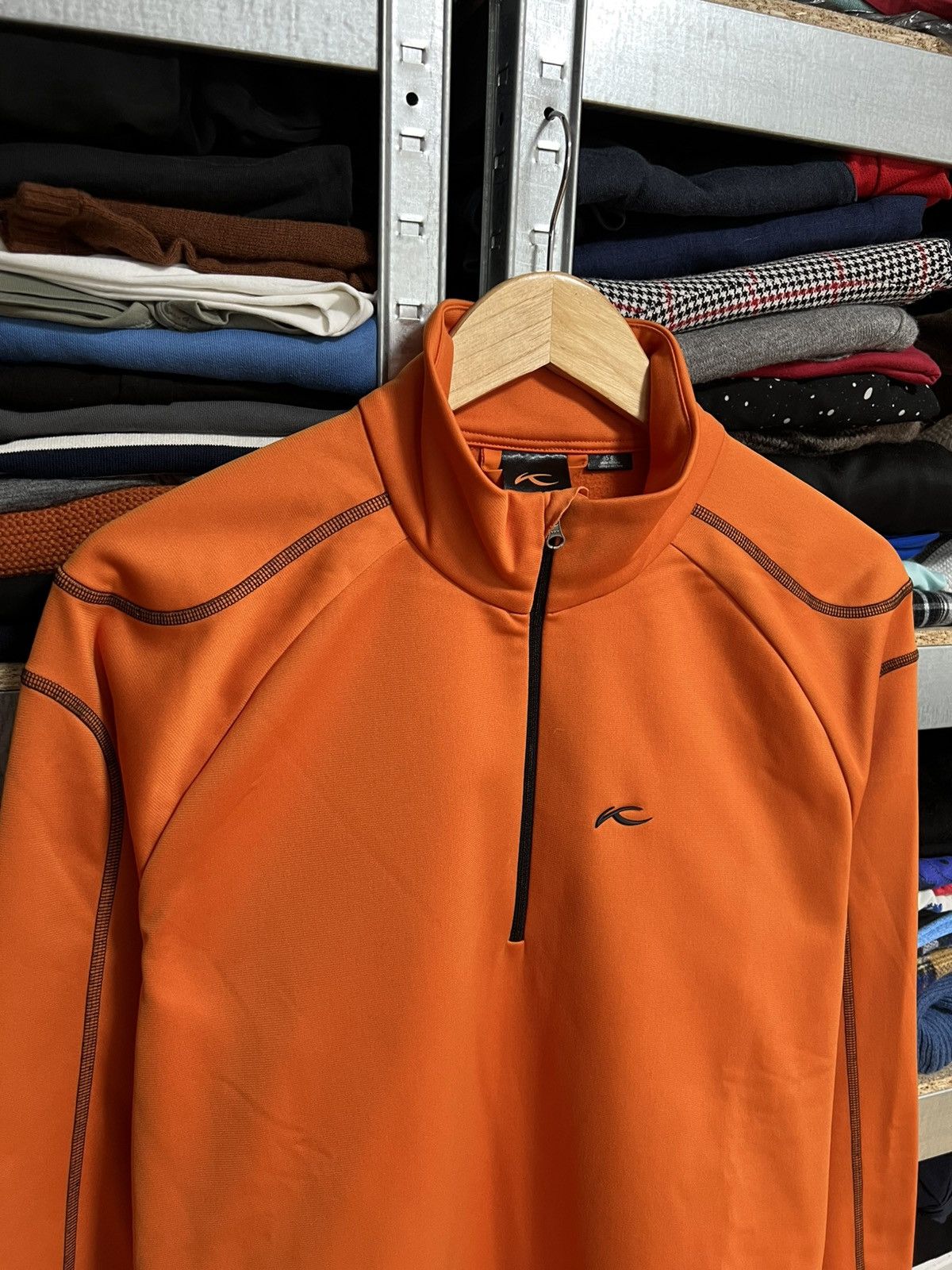 KJUS Mens Kjus Golf 1/4 Zip Pullover Mens Size 54 Long Sleeve Size US L / EU 52-54 / 3 - 2 Thumbnail