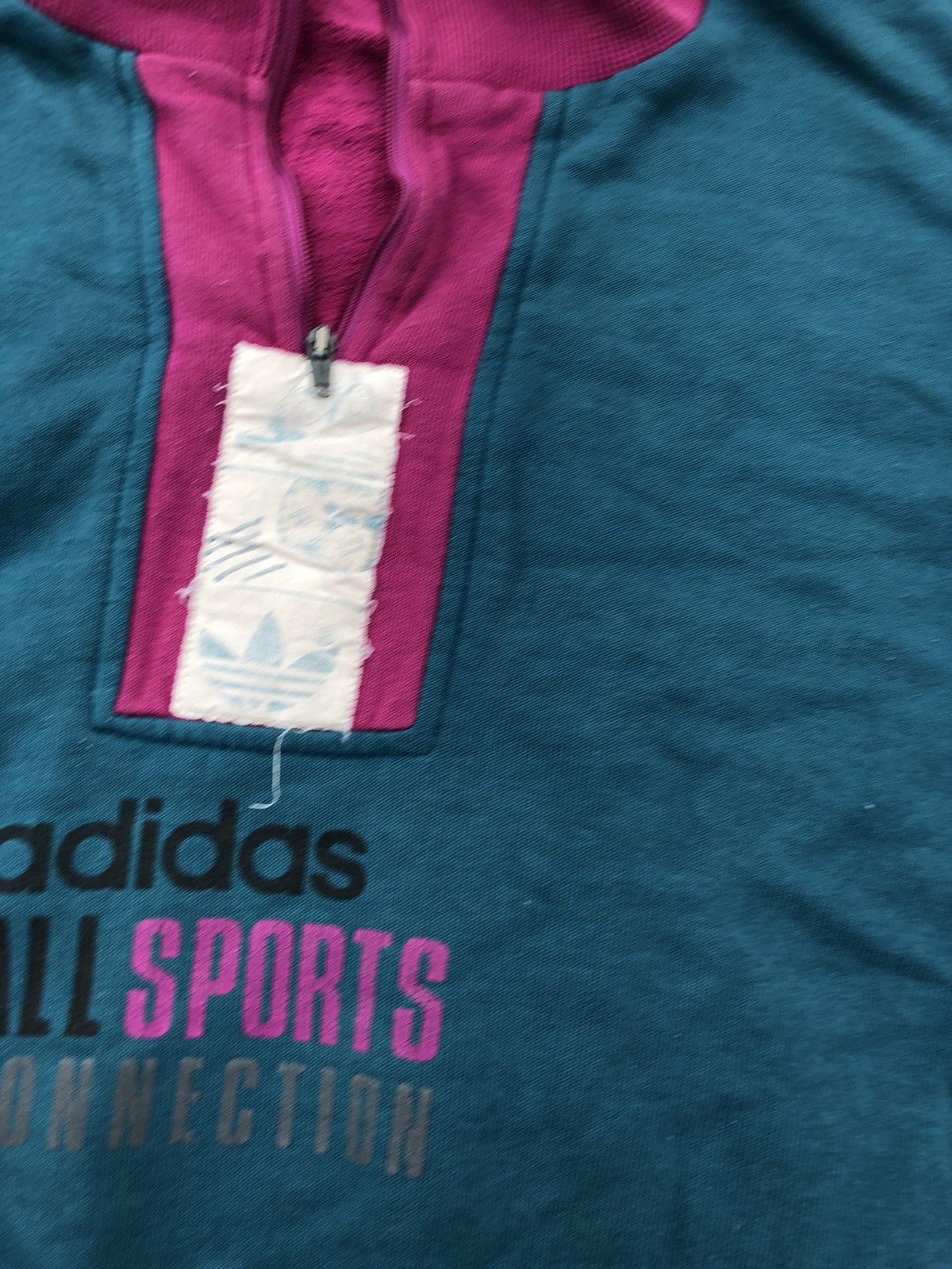 Adidas × Vintage Adidas Jumper raspberry Jacket Vintage 80s 90s Size L Size US L / EU 52-54 / 3 - 2 Thumbnail