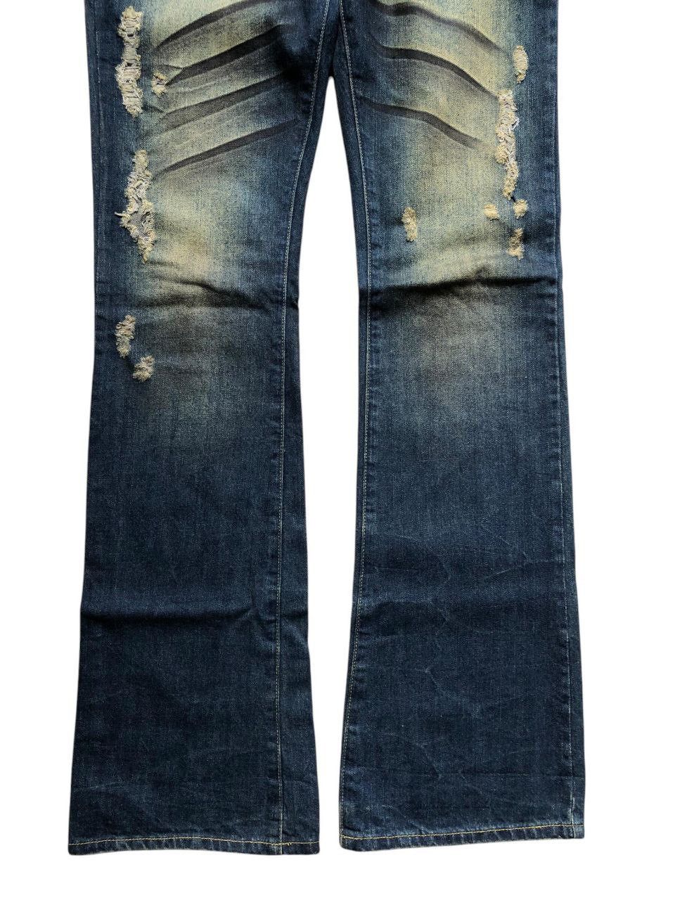 GOSTAR DE FUGA × If Six Was Nine × Le Grande Bleu (L.G.B.) Fuga Distressed Rusty Flare Jeans Size US 33 - 8 Thumbnail