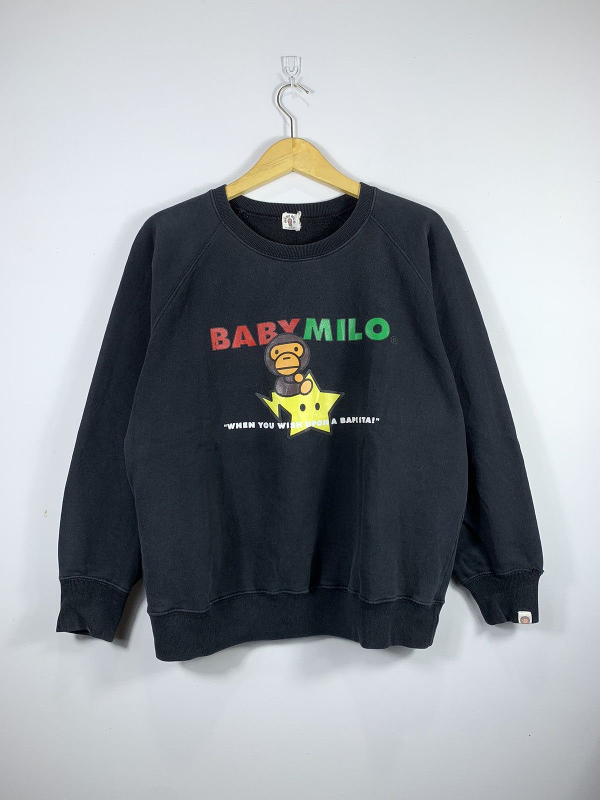 If Six Was Nine × Japanese Brand × Vintage Vintage Sun Faded Baby Milo Sta sweatshirt Size US M / EU 48-50 / 2 - 1 Thumbnail