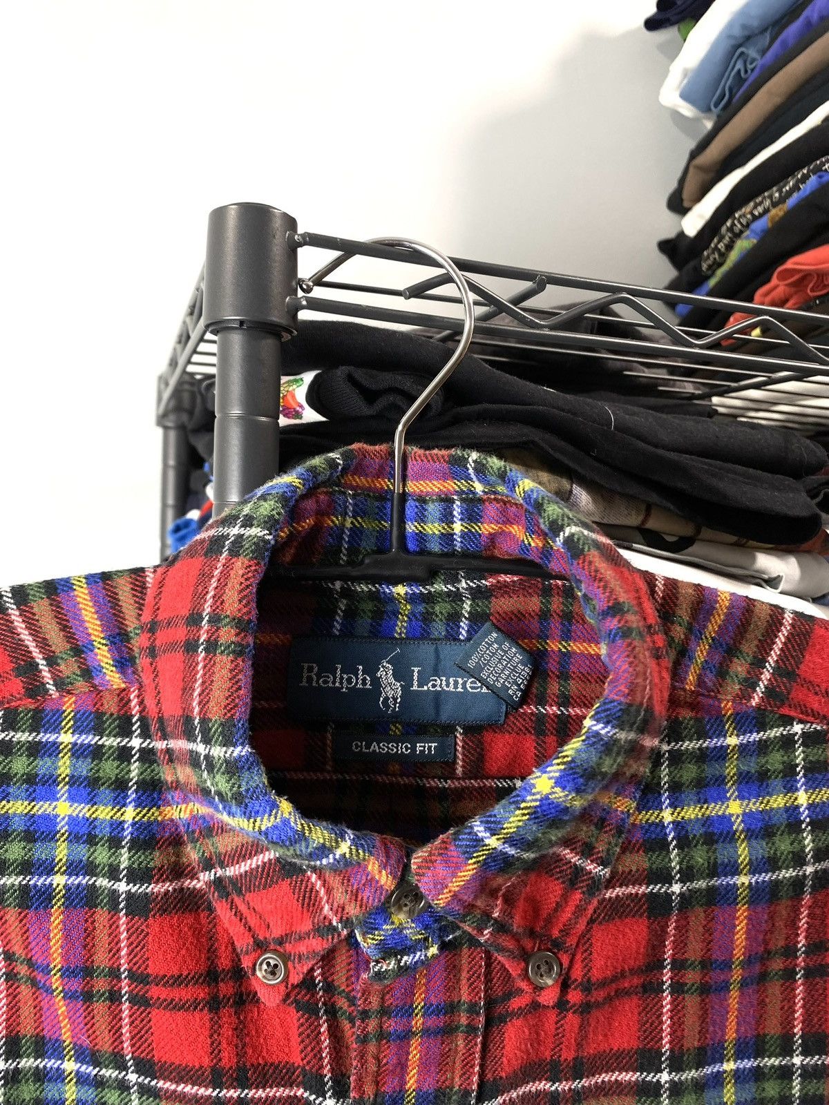 Polo Ralph Lauren 90’s Vintage Polo Ralph Lauren Flannel Plaid Checkered Shirt Size US S / EU 44-46 / 1 - 4 Thumbnail