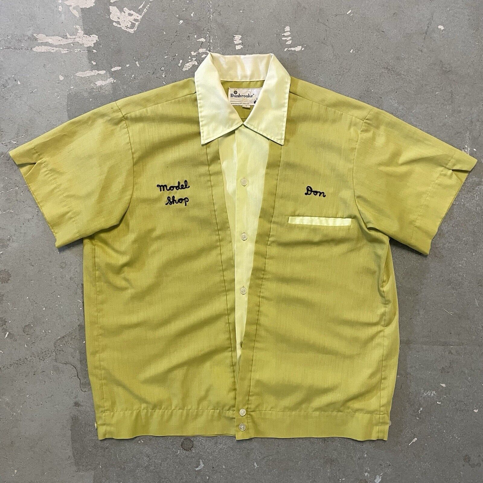 Dunbrooke × Vintage Vintage Bowling Shirt Size M Chain Stitch Loop Collar Size US M / EU 48-50 / 2 - 1 Thumbnail