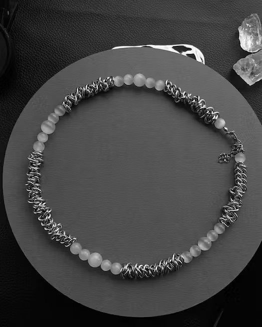 Designer × Jewelry × Vintage Vintage thorn opal necklace Size ONE SIZE - 3 Thumbnail