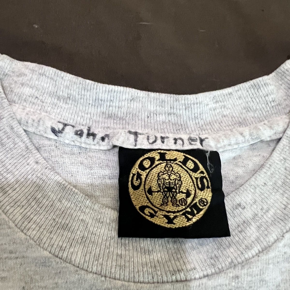 Vintage Vintage 90s Gold’s Gym Fitness Promo Tee Shirt Size US M / EU 48-50 / 2 - 3 Thumbnail