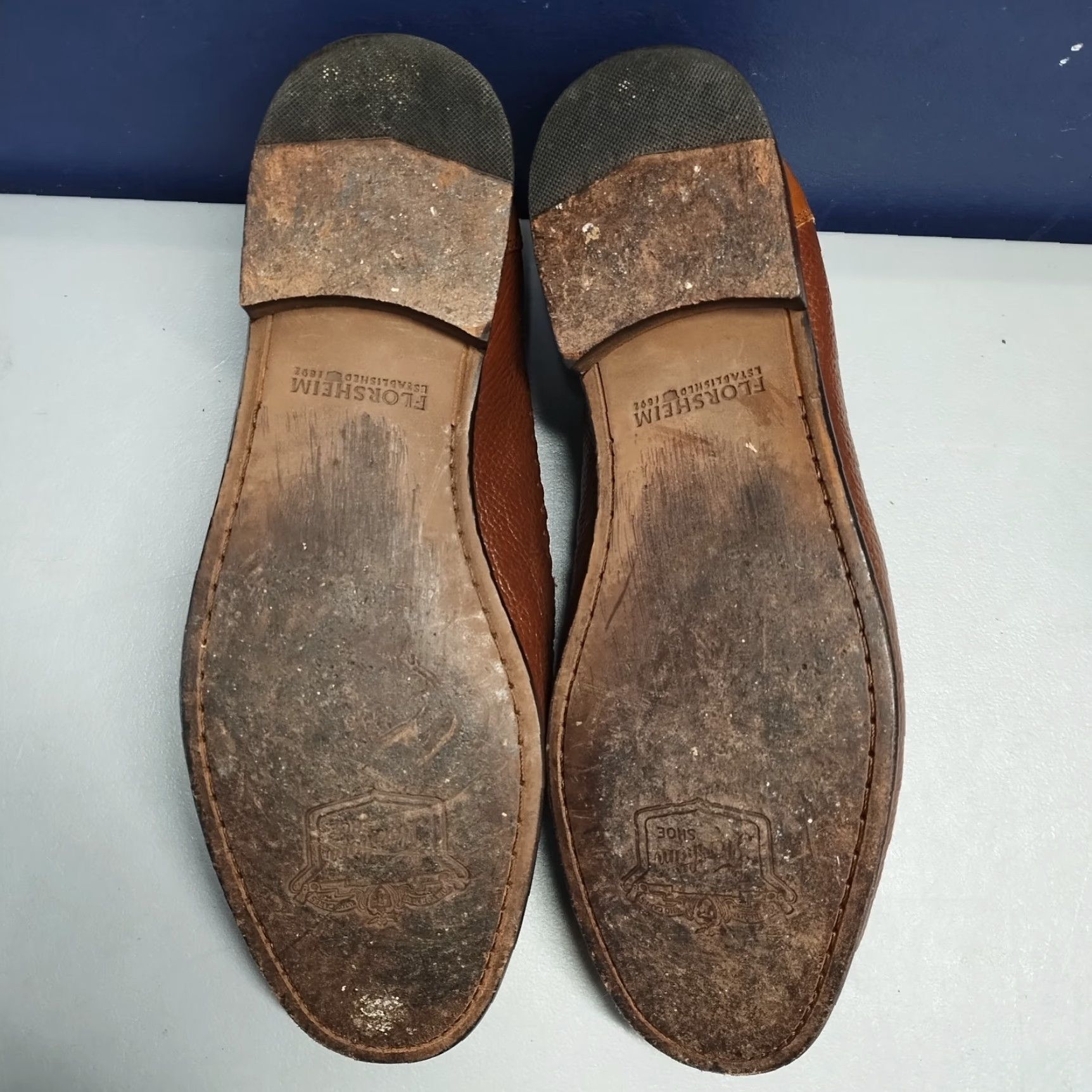 Florsheim Florsheim Pisa Tassel Loafers Mens US 11.5D Brown Weave Leather Moc Toe Slip On Size US 12 / EU 45 - 8 Thumbnail