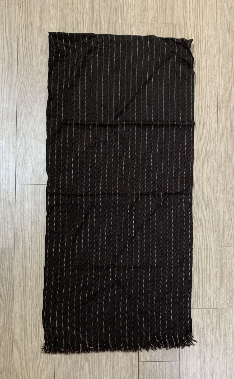 Dolce & Gabbana Dolce&Gabbana Brown Striped Scarf Size ONE SIZE - 3 Thumbnail