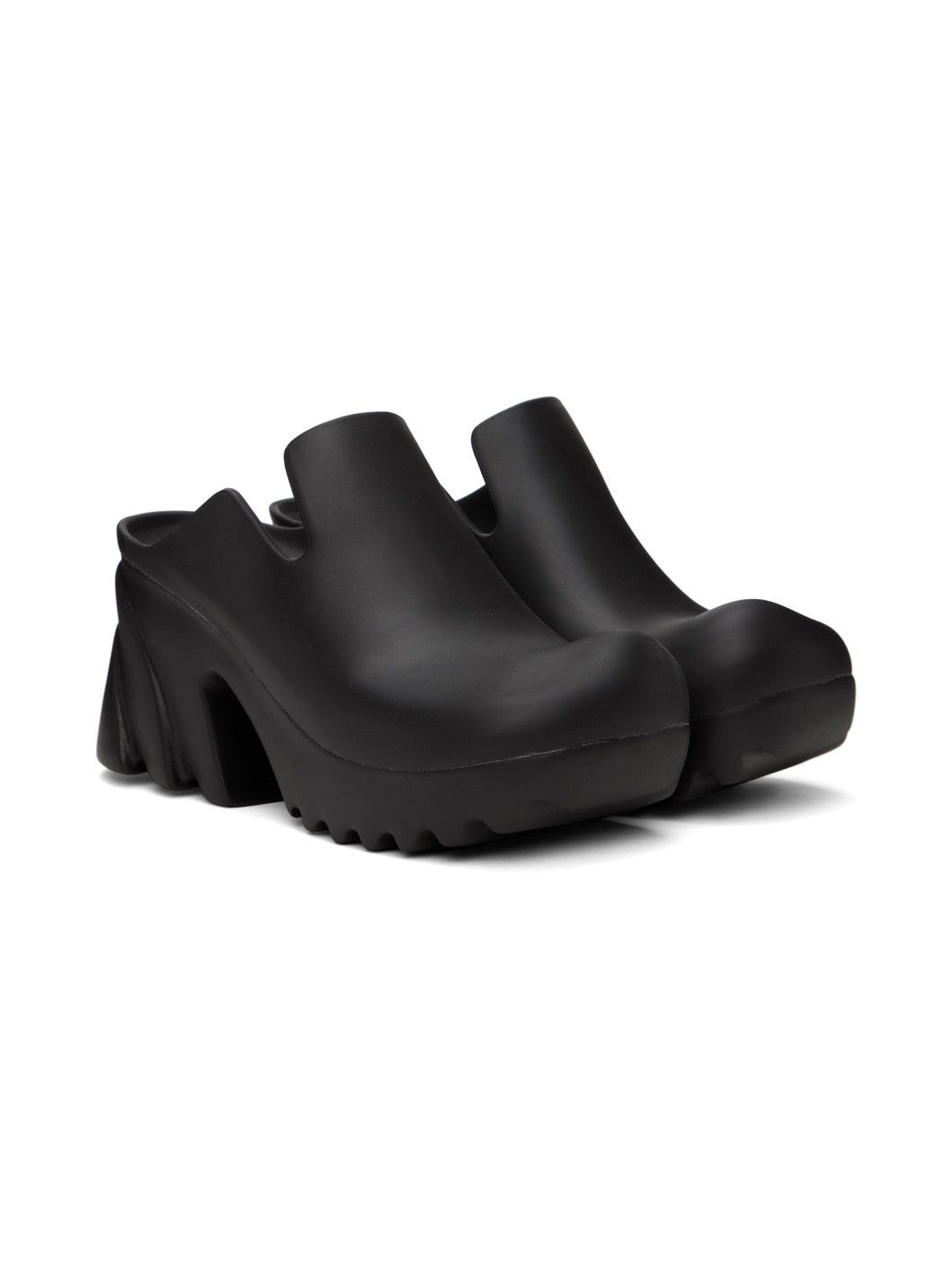 Bottega Veneta o1s1rm0925 Rubber Flash Clog in Black Size US 9 / IT 39 - 4 Thumbnail