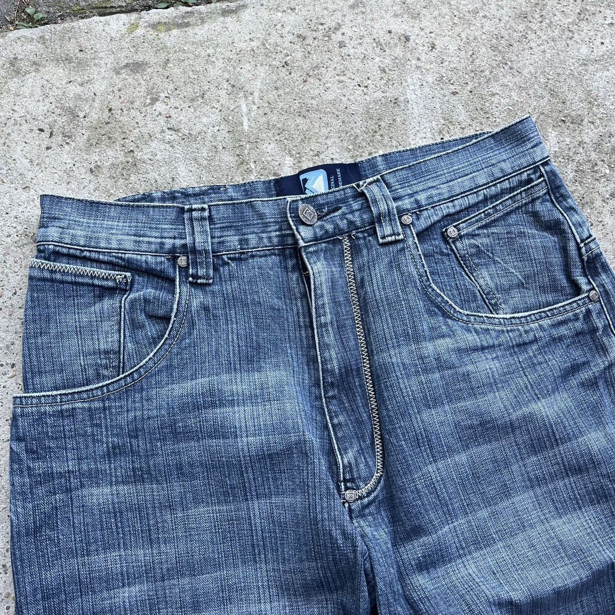 Karl Kani × Vintage Karl Kani 32x34 Vintage Y2K Big Logo Baggy Rap Denim Jeans Size US 32 / EU 48 - 6 Thumbnail