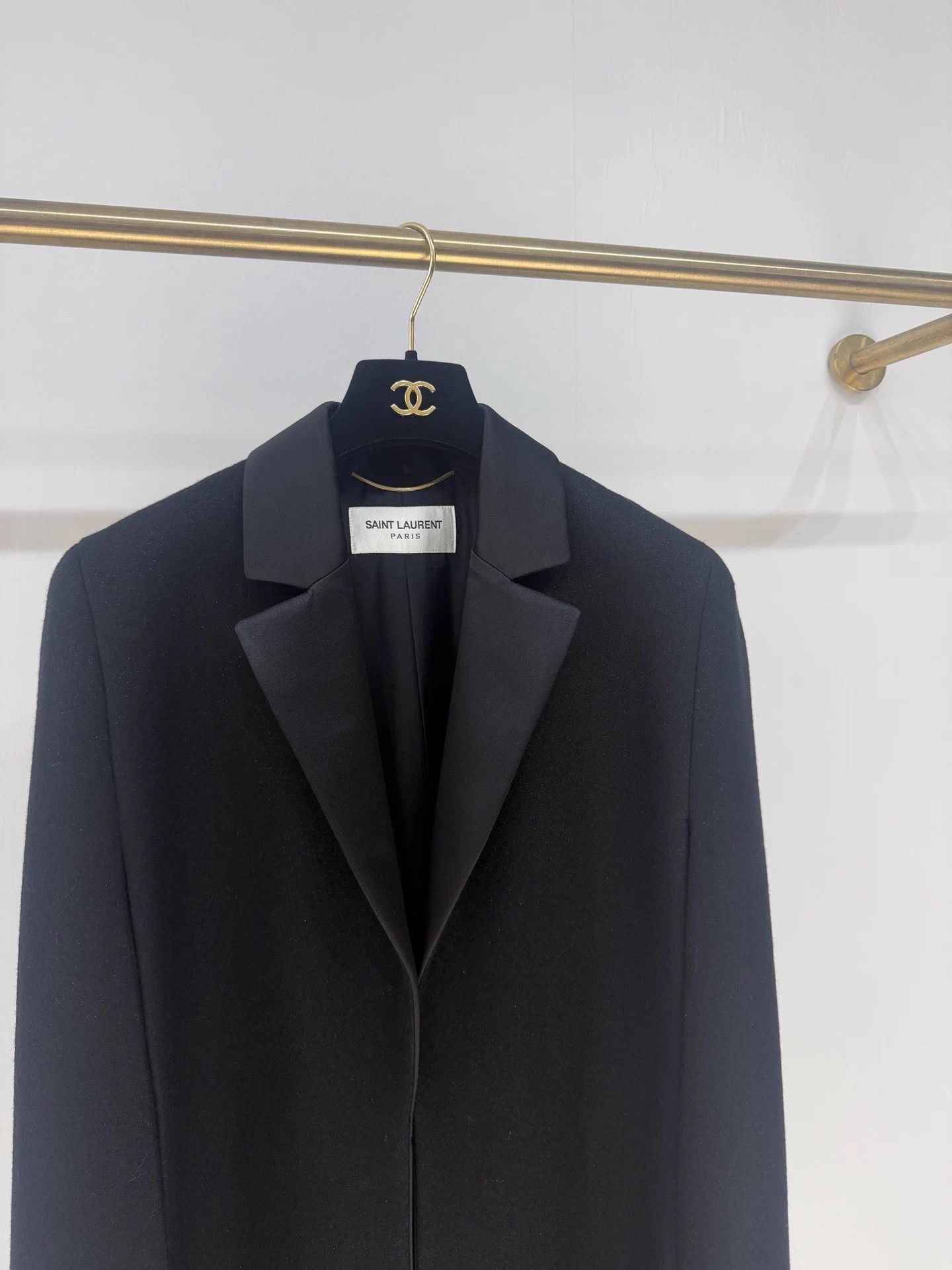Saint Laurent Paris SLP Classic Tux Wool Felt Cloak FR34 Size XS / US 0-2 / IT 36-38 - 2 Thumbnail