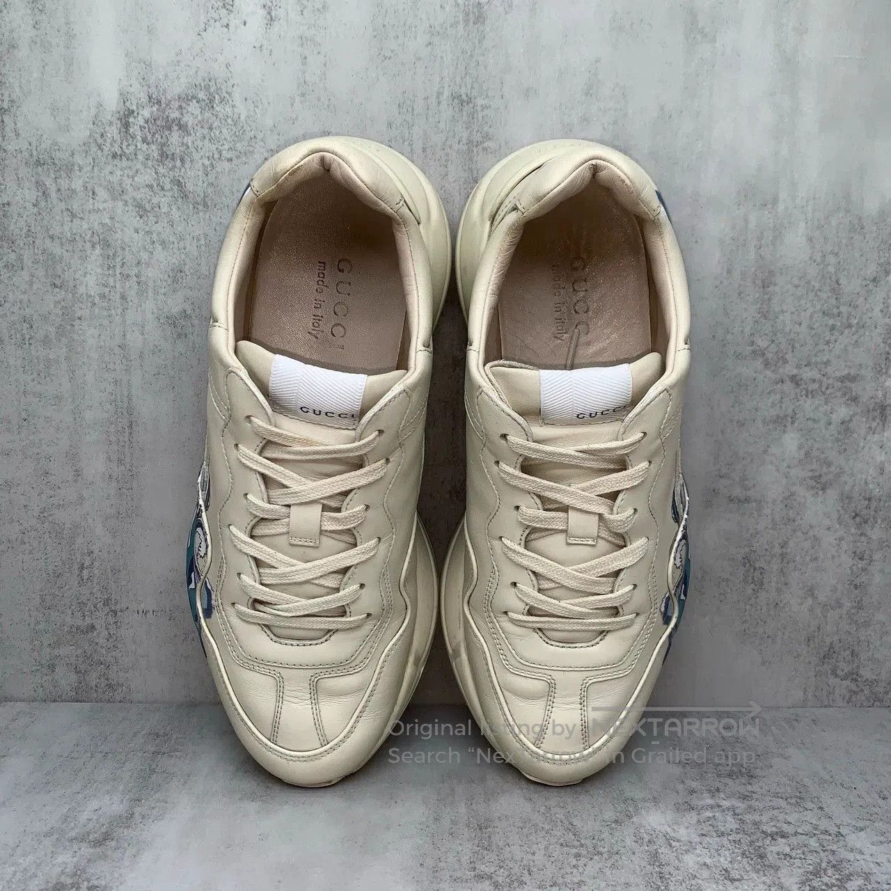 Gucci Gucci Ivory Wave Dad Sneakers. Size US 7 / EU 40 - 6 Thumbnail