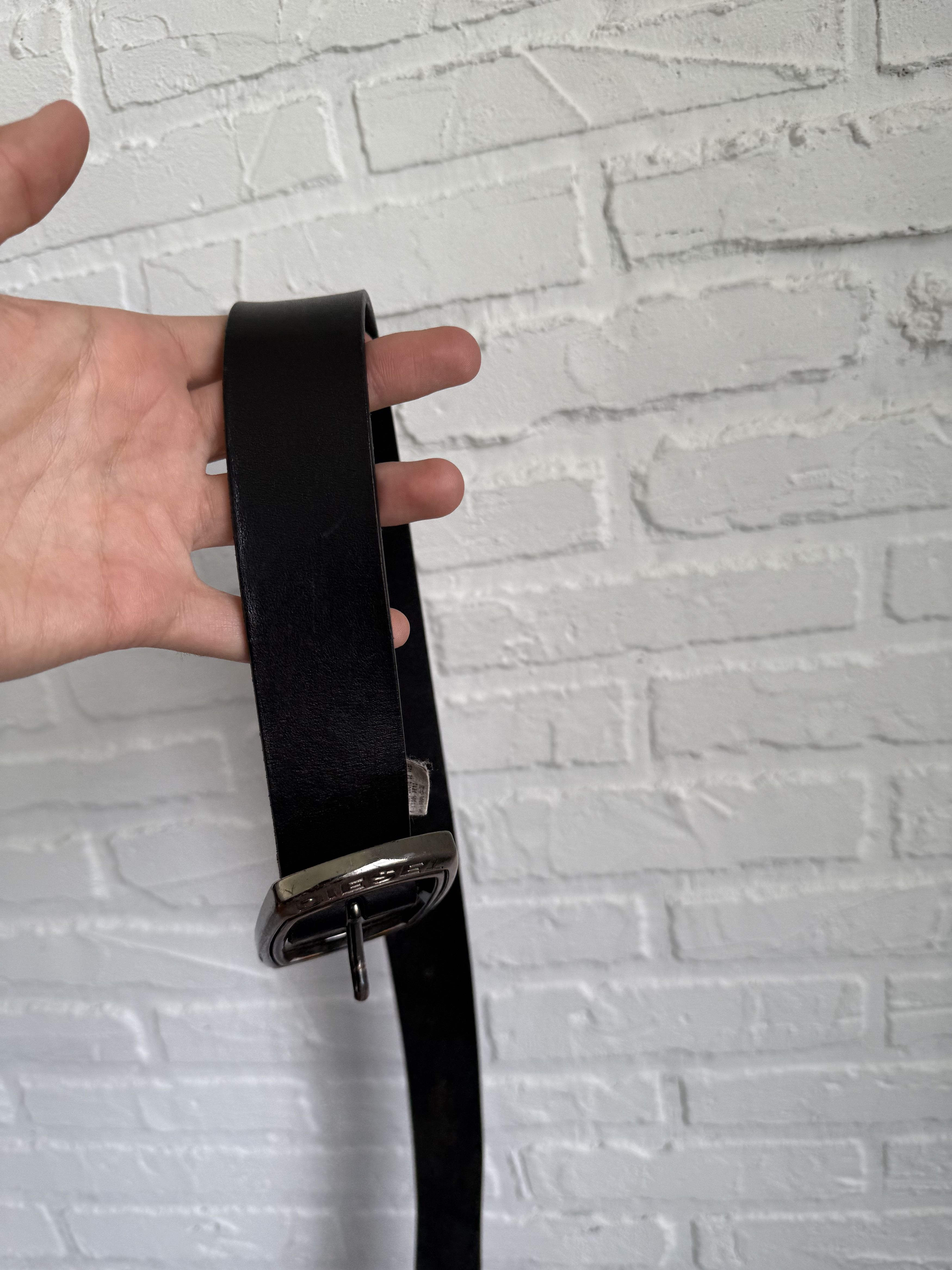 Diesel Vintage Diesel logo avantgarde leather belt Size ONE SIZE - 8 Thumbnail