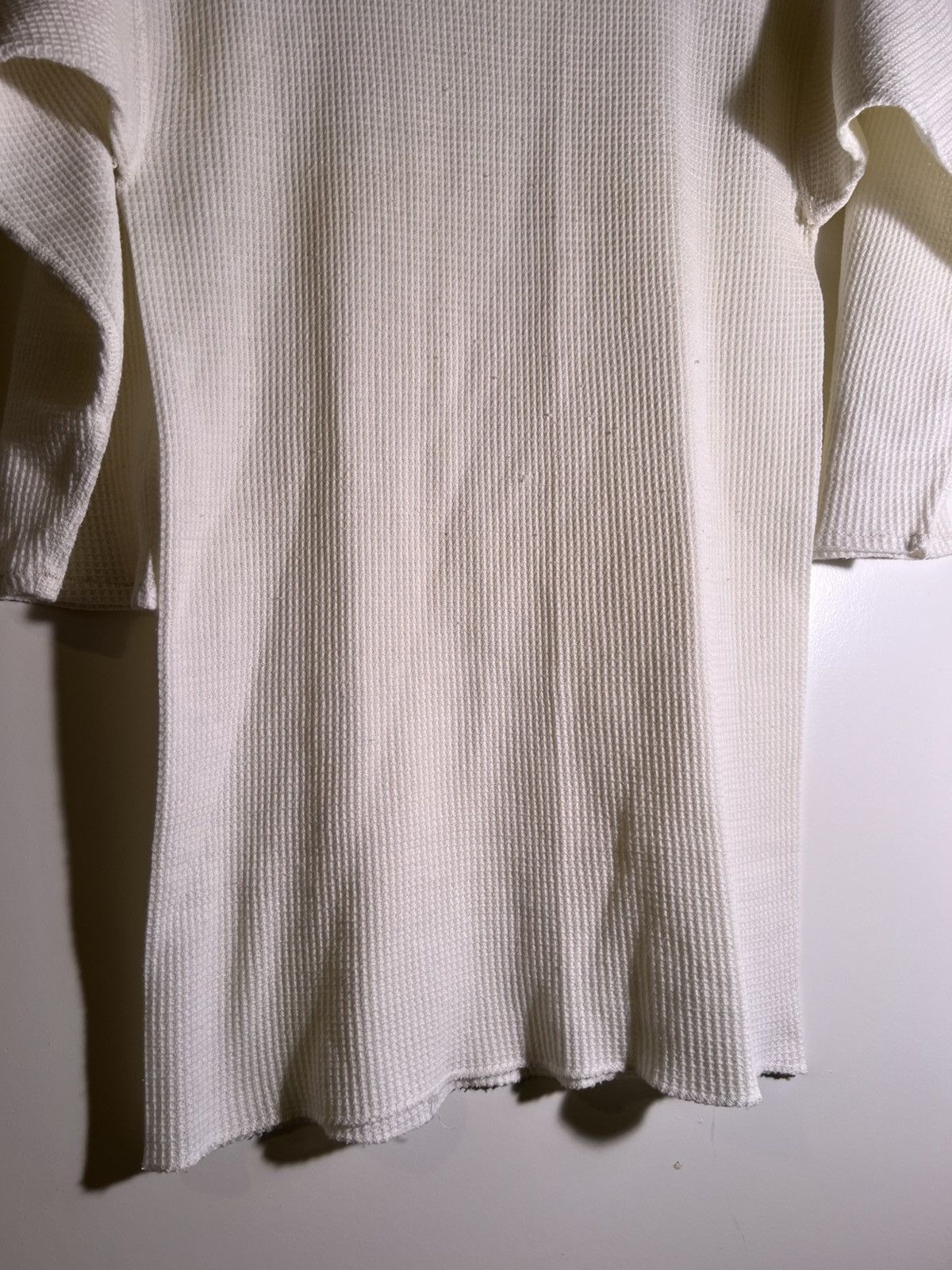 Vintage 70’s 80’s VTG Vintage Thermal Underwear Retro Waffle Shirt Size US XL / EU 56 / 4 - 4 Thumbnail