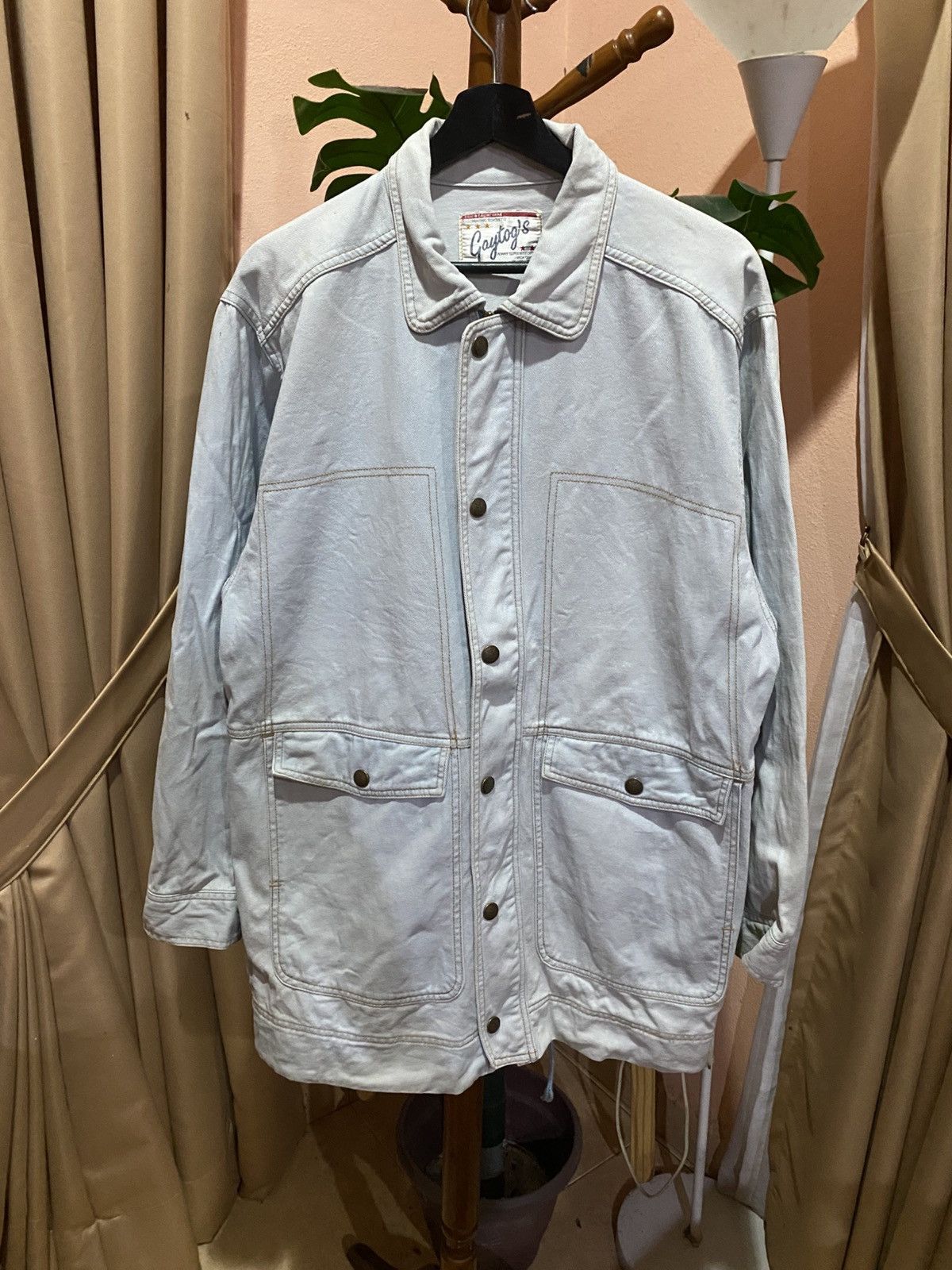 Japanese Brand Vintage Light Beige Utility Work Jacket Gaytog’s Japan Style Size US M / EU 48-50 / 2 - 3 Thumbnail