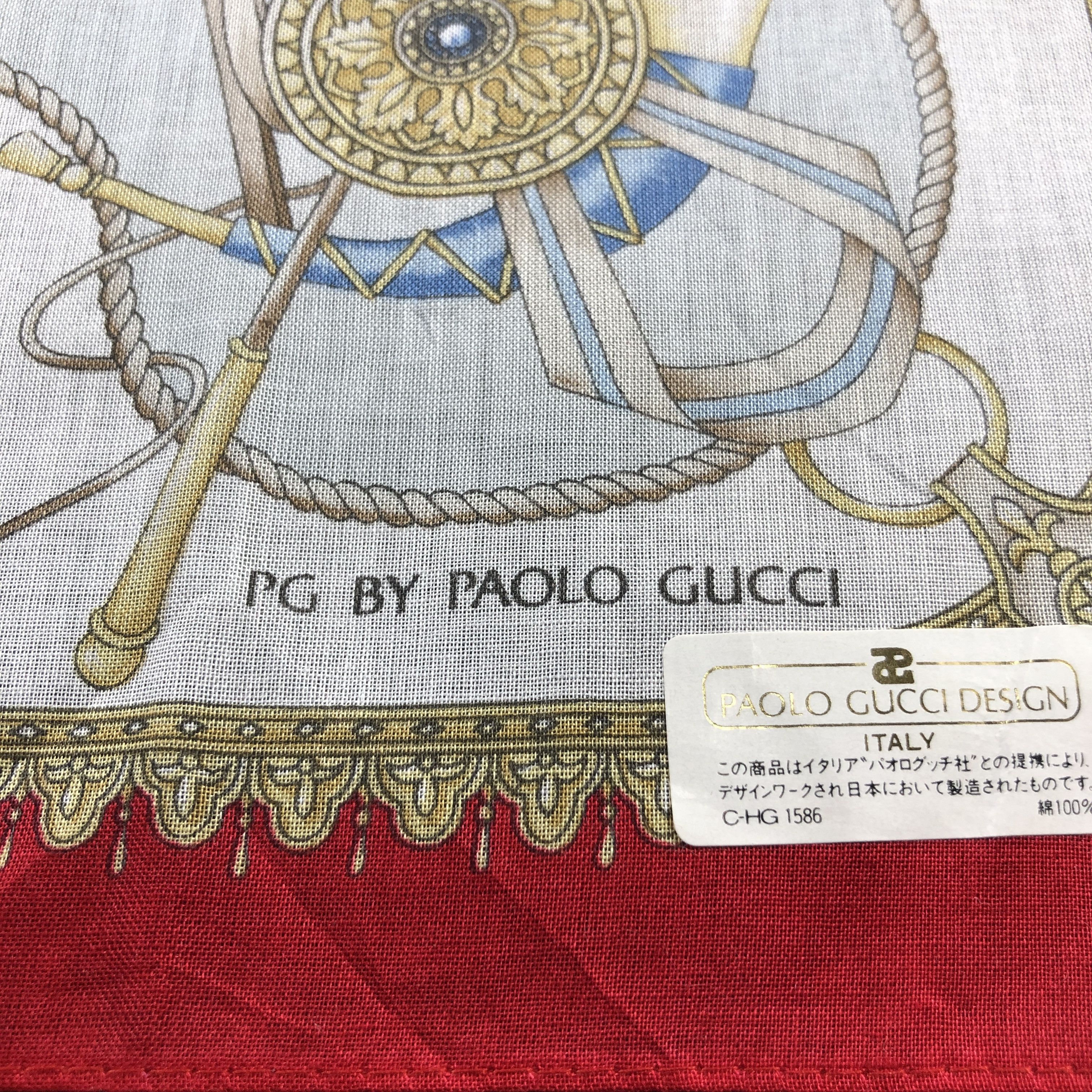 Paolo Gucci Paolo Gucci Handkerchief Neckerchief Bandana H2513 Size ONE SIZE - 5 Thumbnail