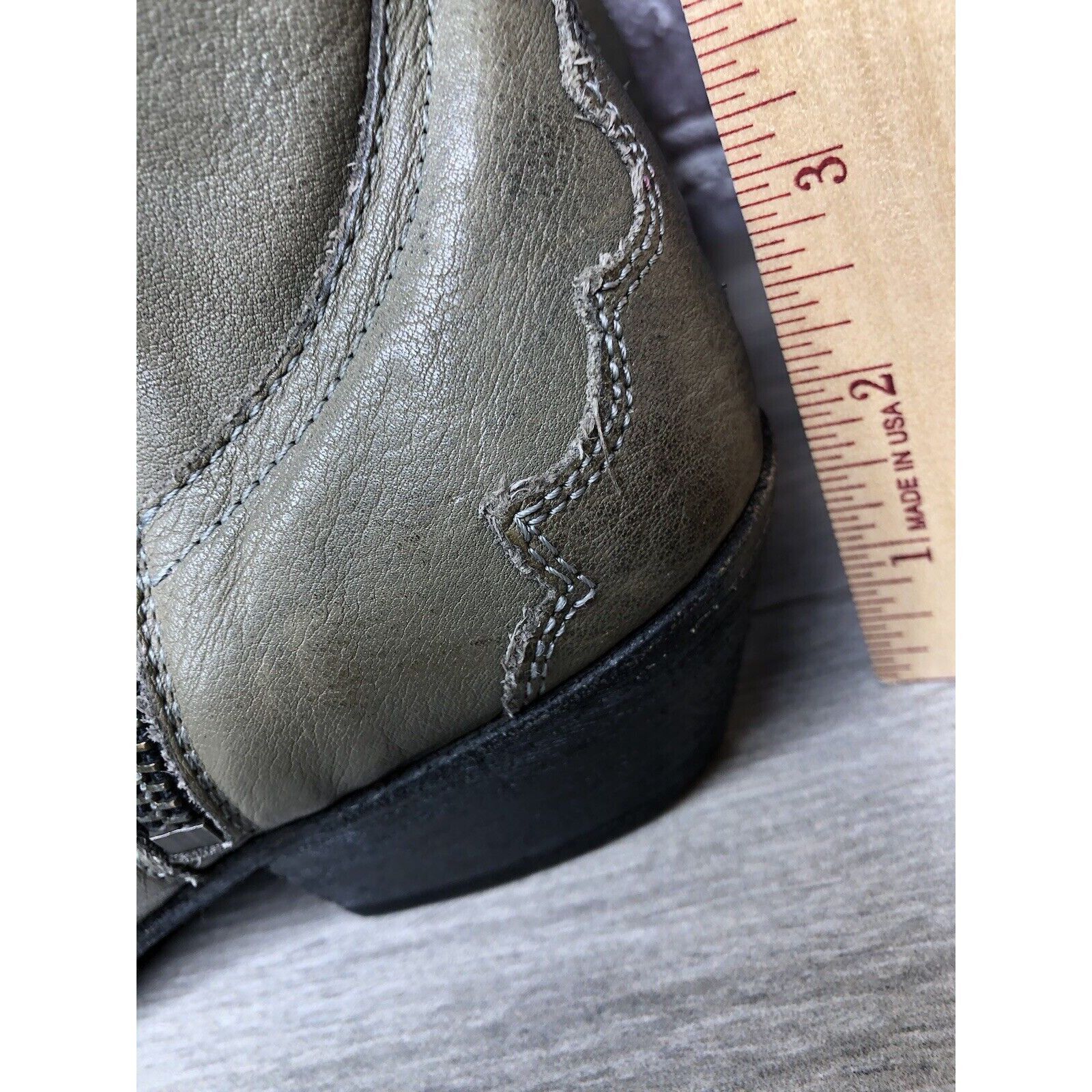 Other Baske California Green Western Zip Pointed Toe Heel Boots Wo Size US 7.5 / IT 37.5 - 15 Thumbnail