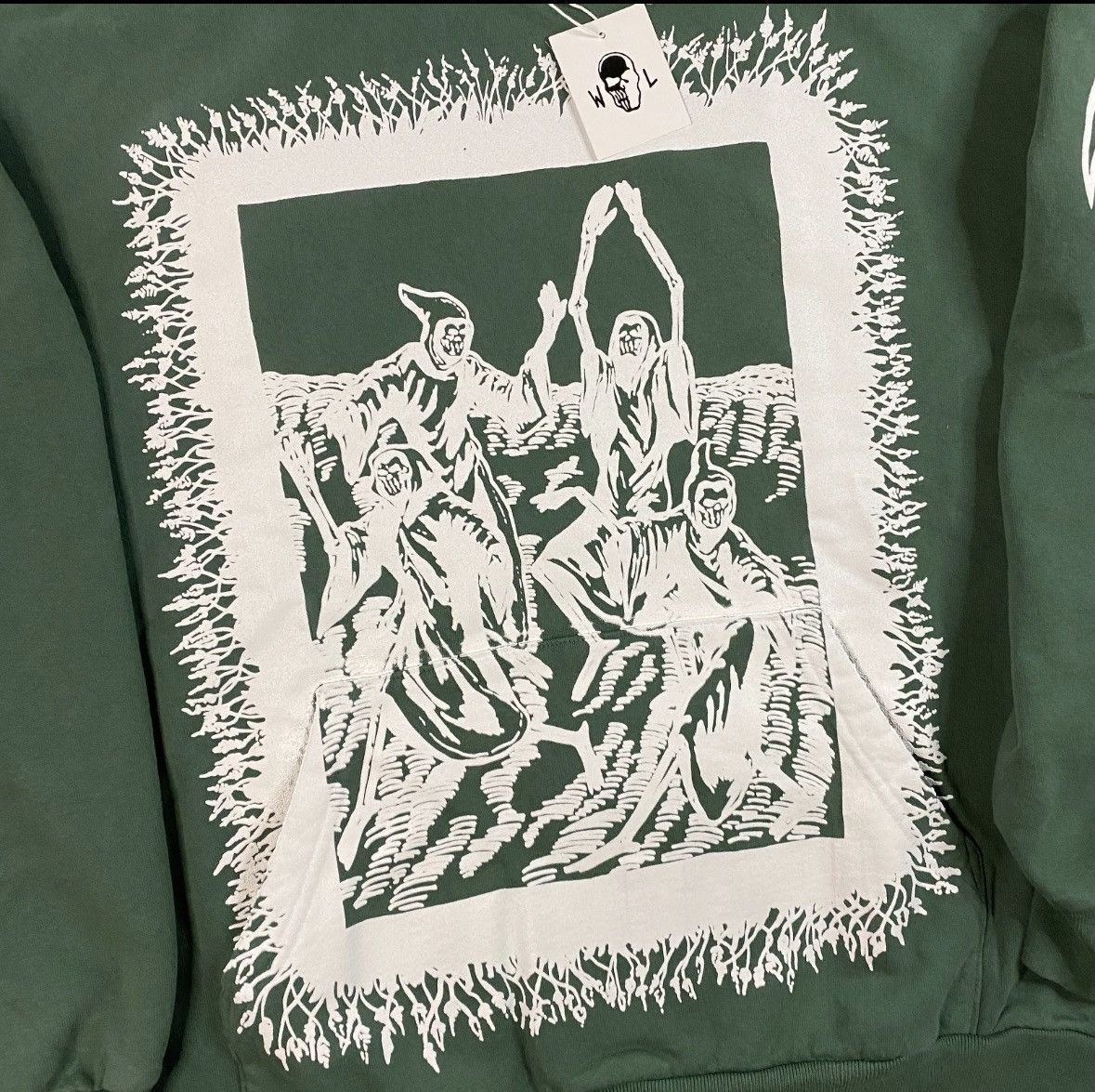Warren Lotas Warren Lotas "Reaper Ritual" Hoodie - Sage green - Small Size US S / EU 44-46 / 1 - 2 Thumbnail