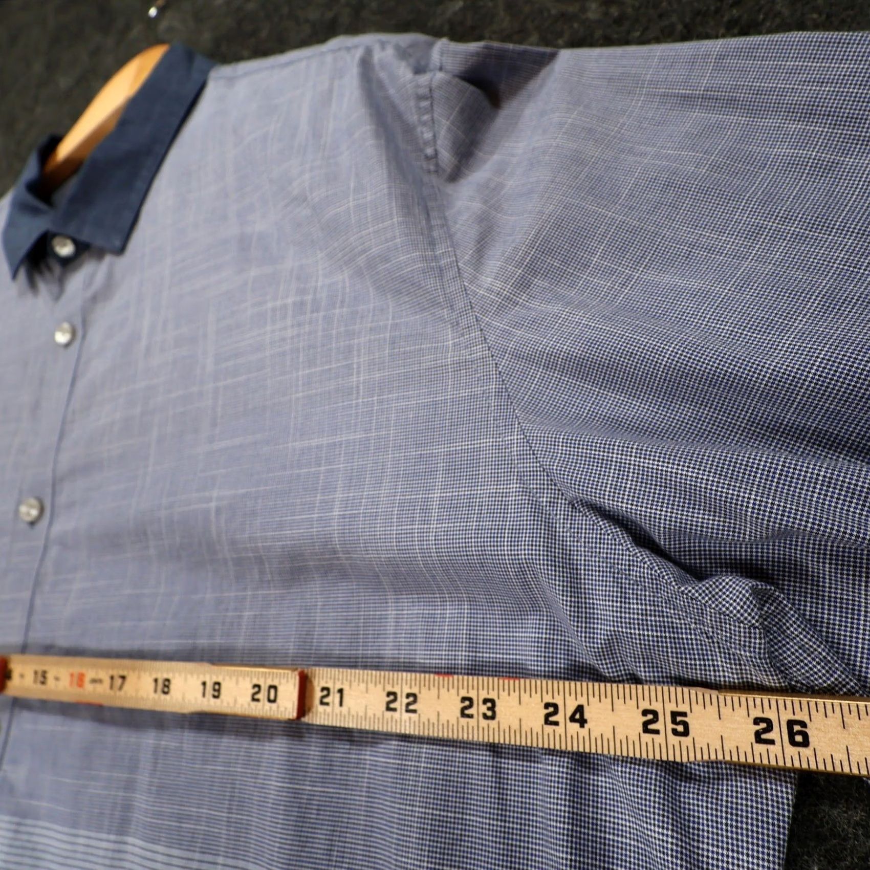 Calvin Klein Calvin Klein Button-Up Shirt Mens XXL Blue Classic Fit Long Sleeve Cotton Size US XXL / EU 58 / 5 - 3 Thumbnail