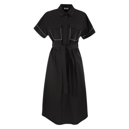Peserico PESERICO Women Mid Skirts S02666 BLACK Size M / US 6-8 / IT 42-44 - 1 Thumbnail