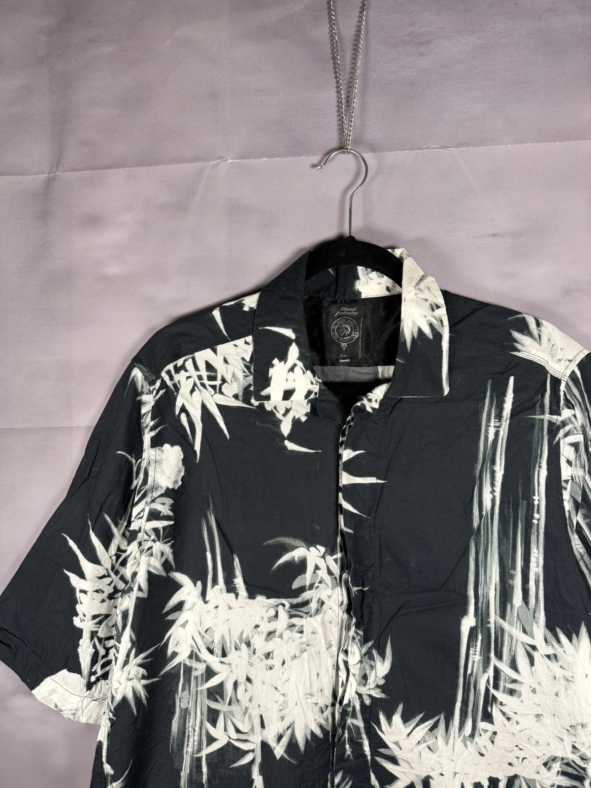 Diesel × Vintage Vintage Diesel Hawaiian Shirt Floral Print y2k Large Size US L / EU 52-54 / 3 - 3 Thumbnail