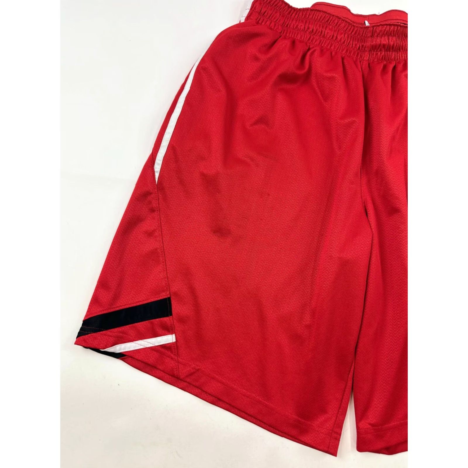 Nike Nike Shorts Mens Large Red Dri-Fit Basketball Cross Training 646422-657 Fashion Athletic Pockets 9.25 Inseam Spring Summer Size US 33 - 3 Thumbnail