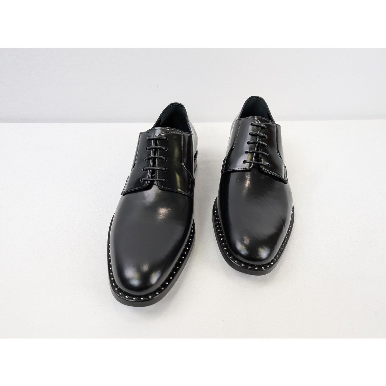 Saint Laurent Paris o1rshd1 Studded Derby Shoe Boots in Black Size US 9 / EU 42 - 9 Thumbnail