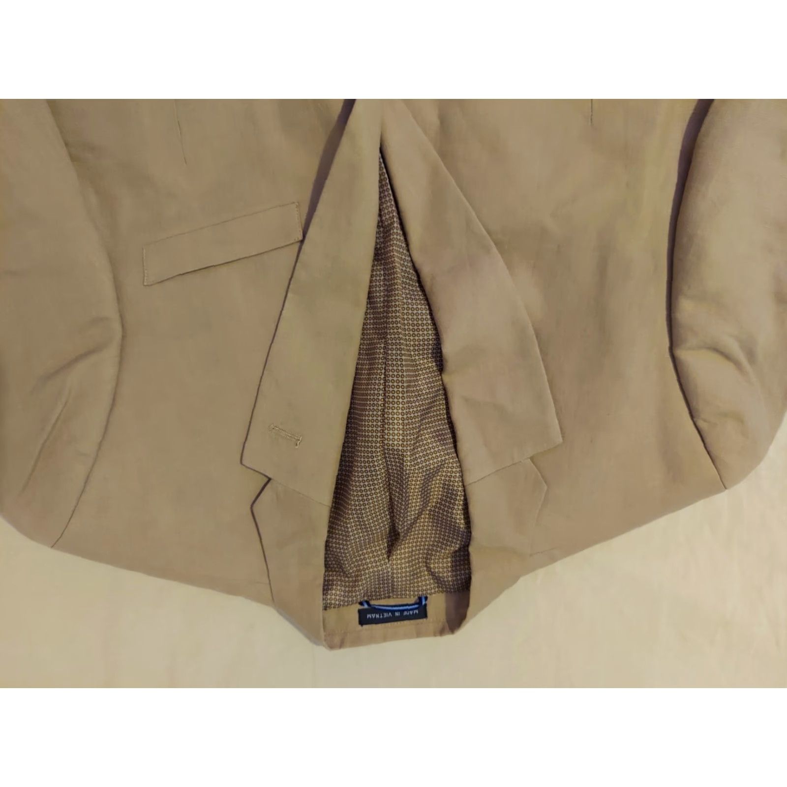 Tommy Hilfiger Tommy Hilfiger Linen Blazer 42R Mens Khaki Size 42R - 2 Thumbnail