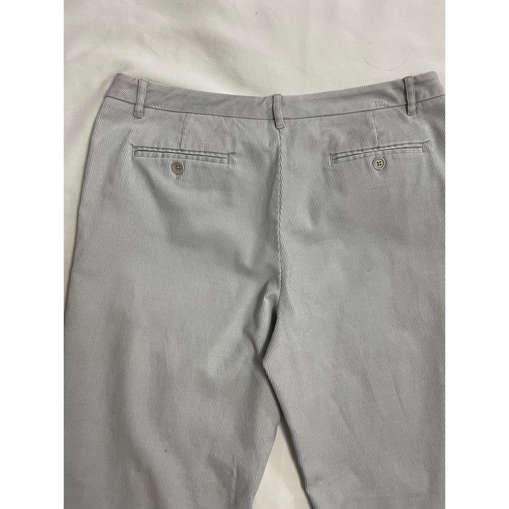 Calvin Klein Calvin Klein Straight Leg Light Grey Corduroy Pants Size 8 Size 30" / US 8 / IT 44 - 4 Thumbnail