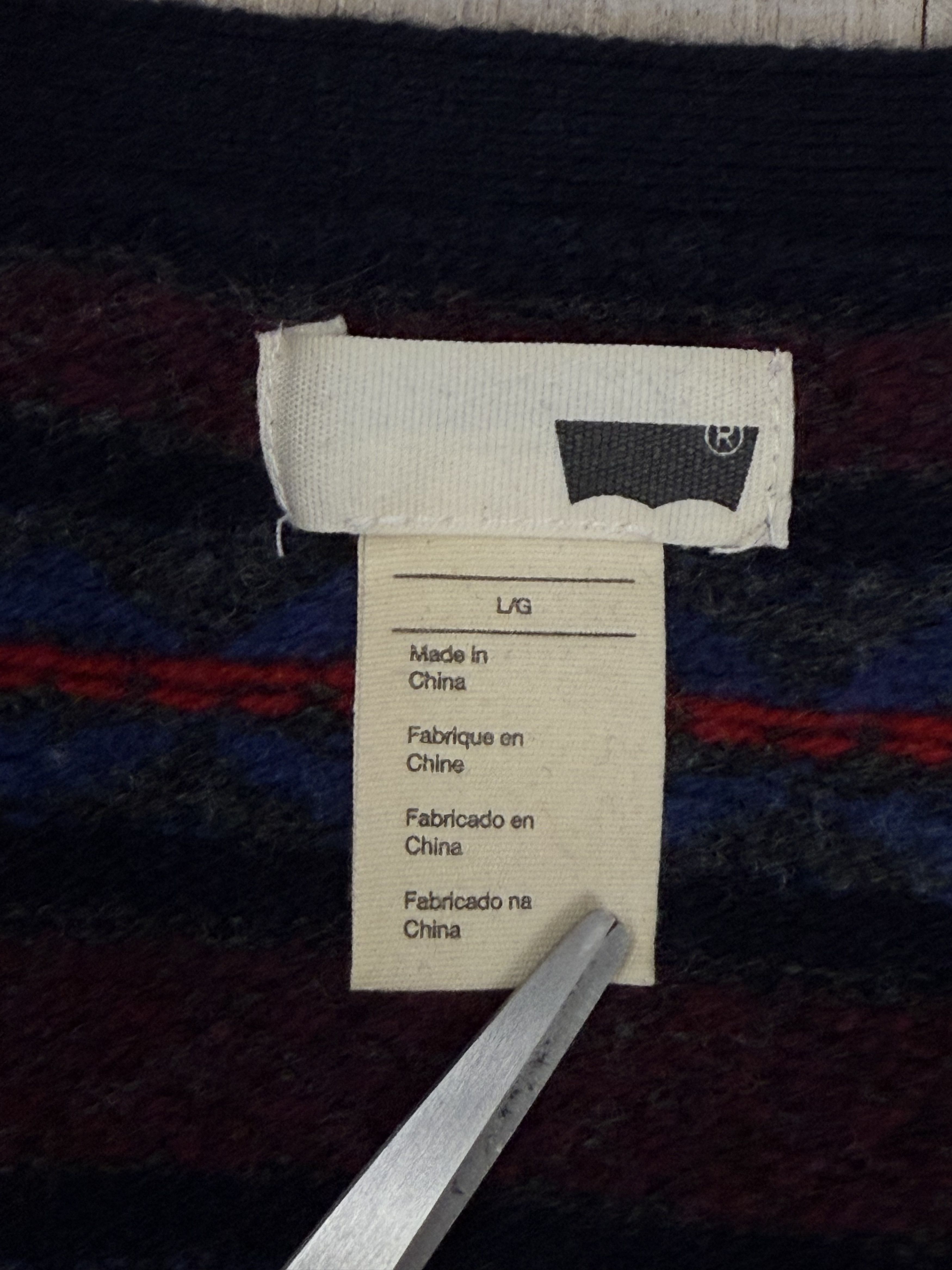 Levi's Levi Strauss Cardigan Avant Garde 100% Wool Kardigan Size US L / EU 52-54 / 3 - 4 Thumbnail