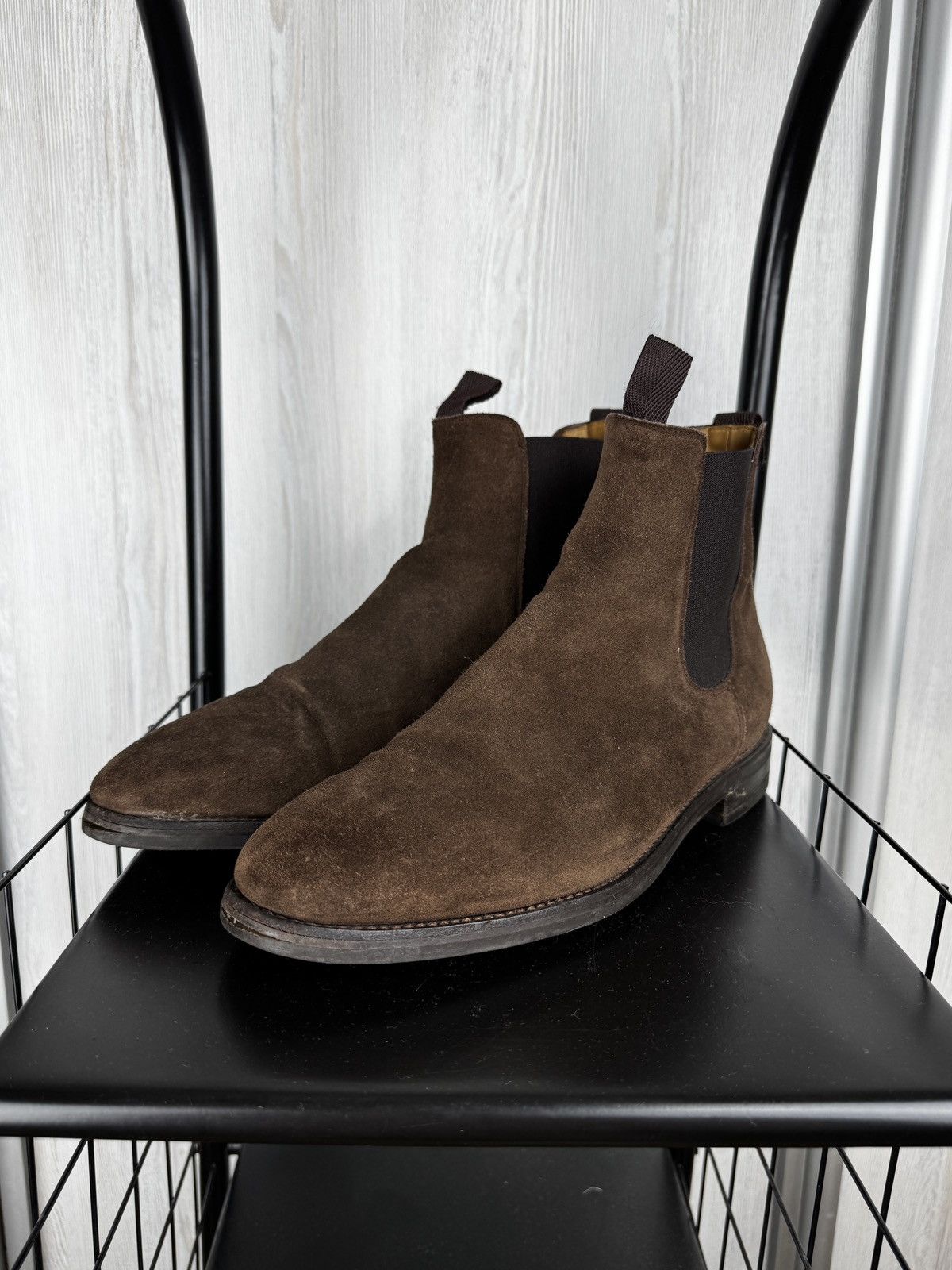 MORJAS Morjas Brown Suede Leather Chelsea Boots size UK11 US12 Size US 12 / EU 45 - 7 Thumbnail