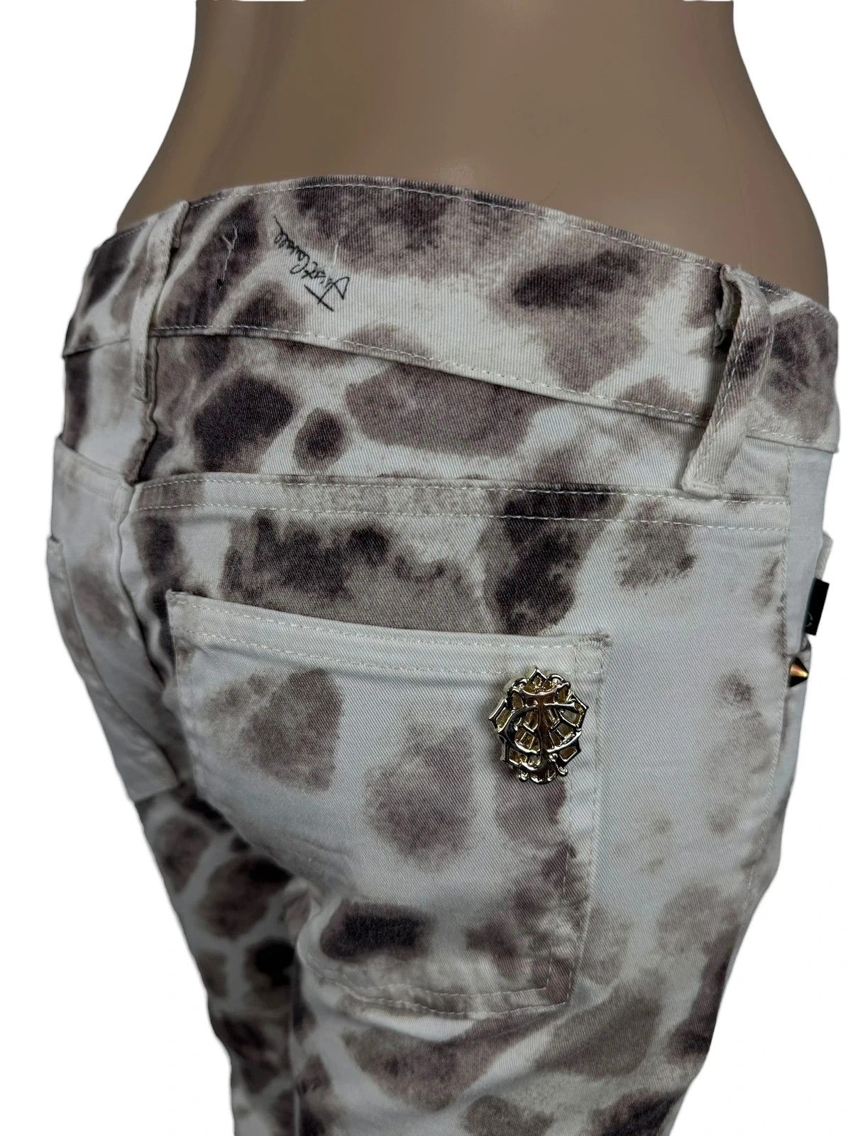 Just Cavalli Just Cavalli Skinny Printed Pants Crop size 27 Size 27" / US 4 / IT 40 - 11 Thumbnail