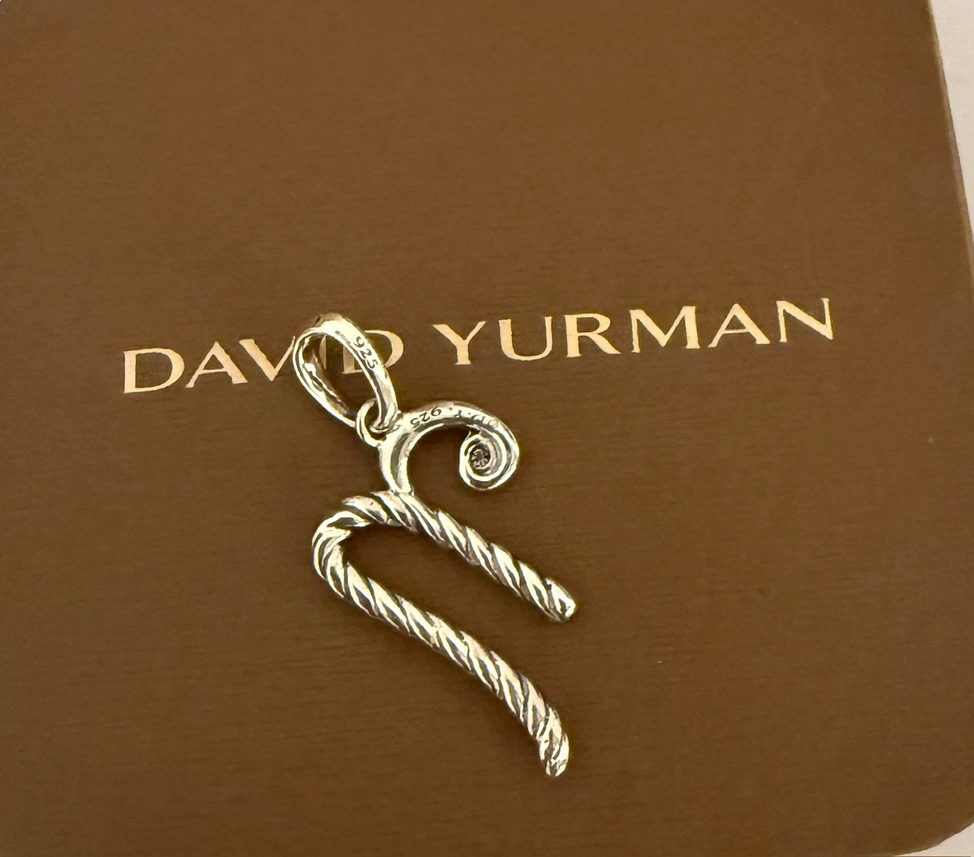 David Yurman david yurman script initial N pendant Size ONE SIZE - 2 Thumbnail