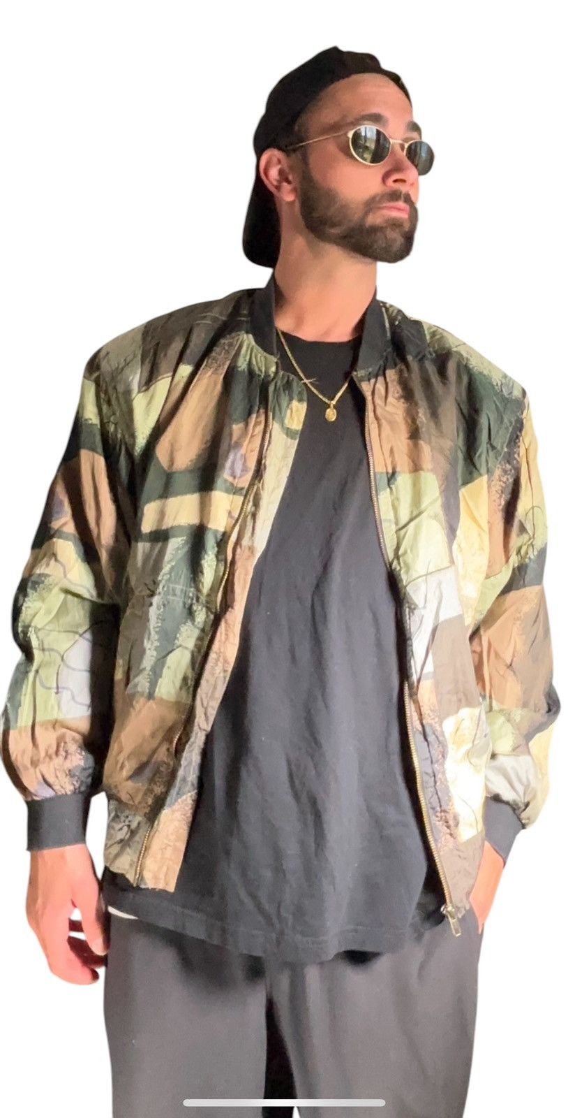 Vintage Vintage 90s Silk Jacket Size US M / EU 48-50 / 2 - 1 Thumbnail