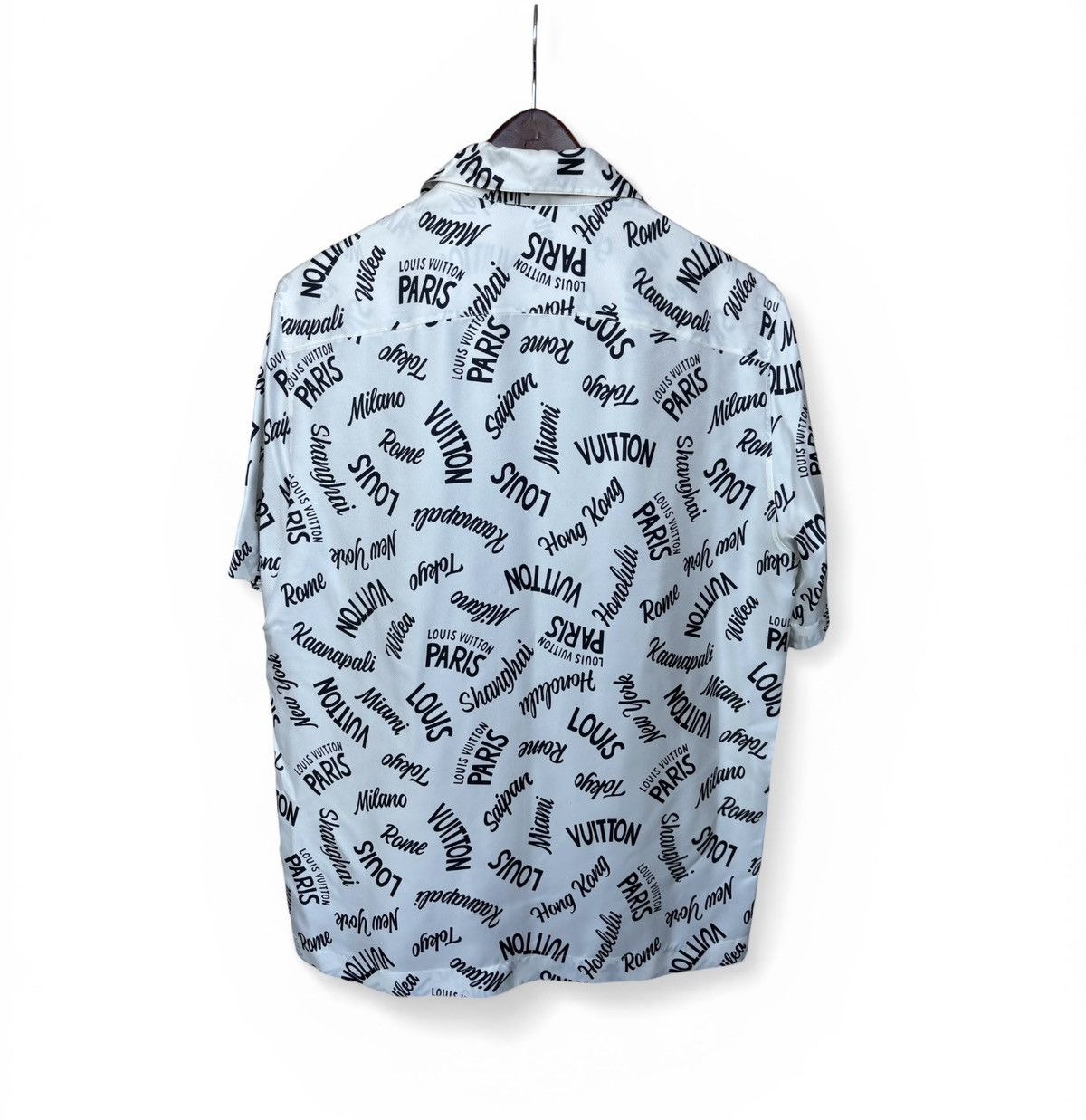 Louis Vuitton Louis Vuitton Cities Silk Shirt Size US M / EU 48-50 / 2 - 2 Thumbnail
