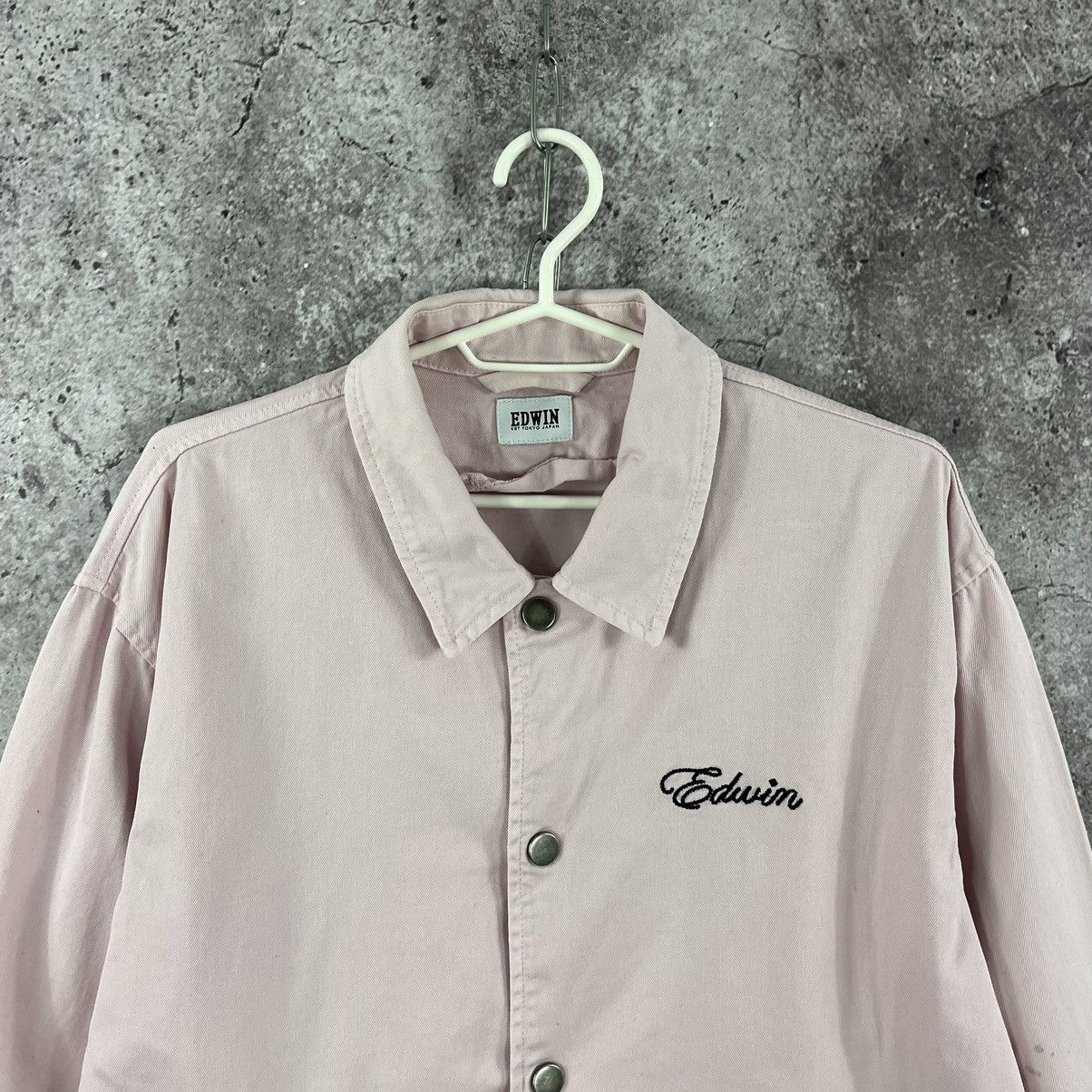 Edwin × Japanese Brand Edwin Coach Bomber Jacket Bomber Japanese Style Y2K Size L Size US L / EU 52-54 / 3 - 2 Thumbnail