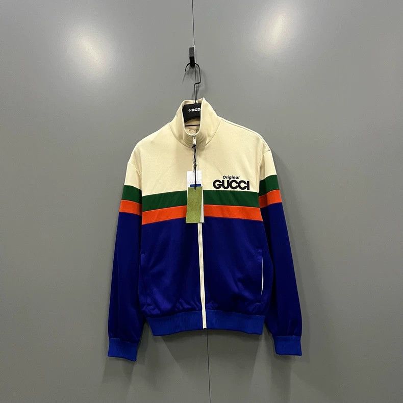 Gucci Gucci Color-block embroidery logo school uniform jacket 250 Size US XS / EU 42 / 0 - 1 Thumbnail