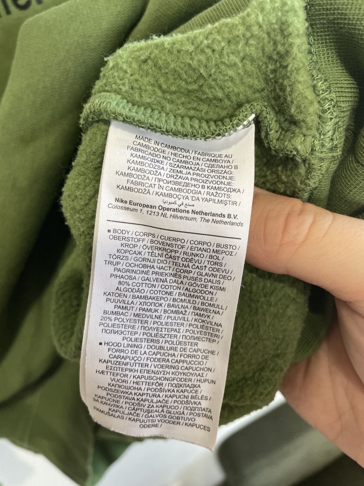 Nike Nike EU Green Goddess of Victory Hoodie VERY RARE Size US M / EU 48-50 / 2 - 8 Thumbnail
