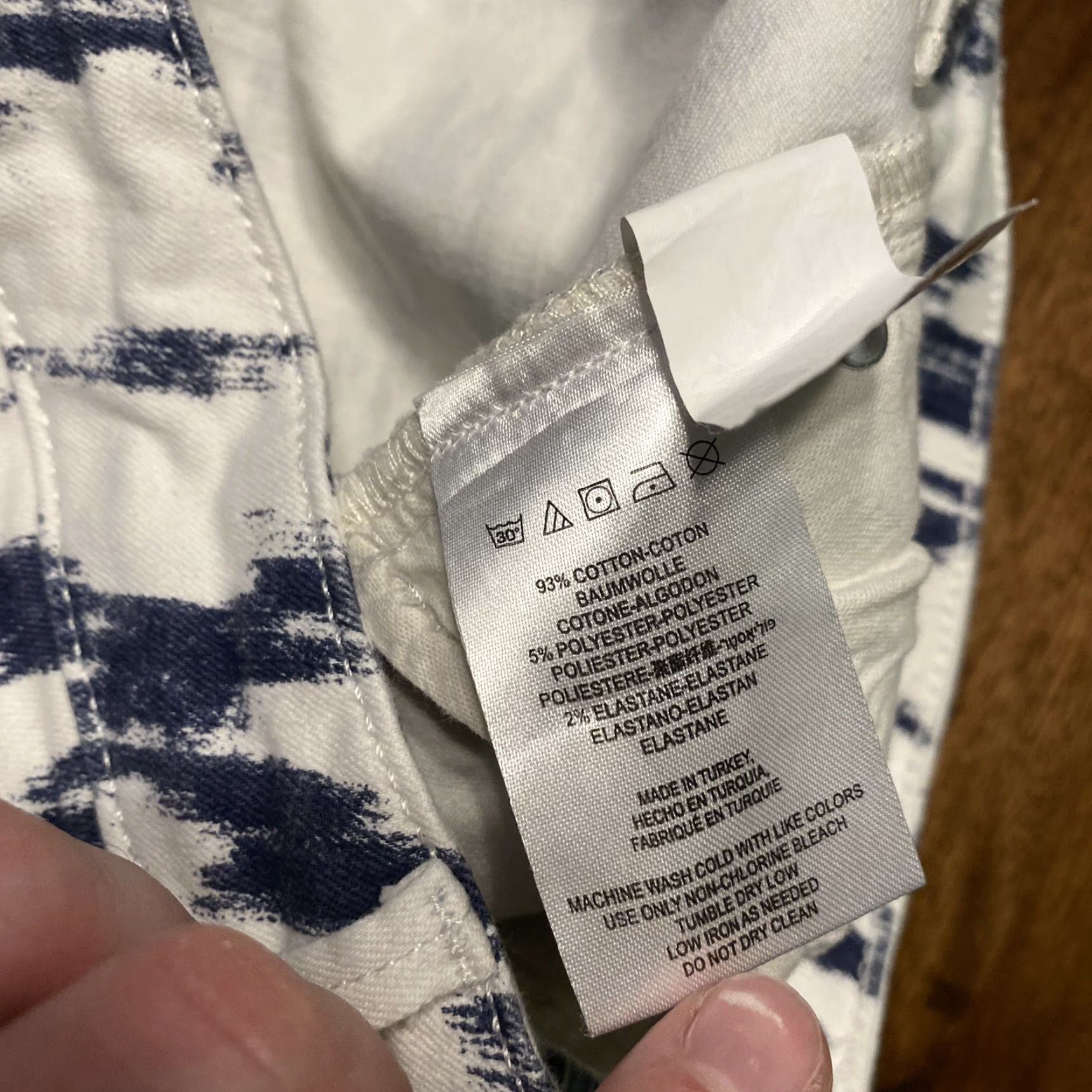 Free People Free People Jeans Women's Indigo Skies Crop Blue 28x27 Straight Regular Rise Button Fly Whites Fringe Mid Vintage No Size 28" / US 6 / IT 42 - 5 Thumbnail