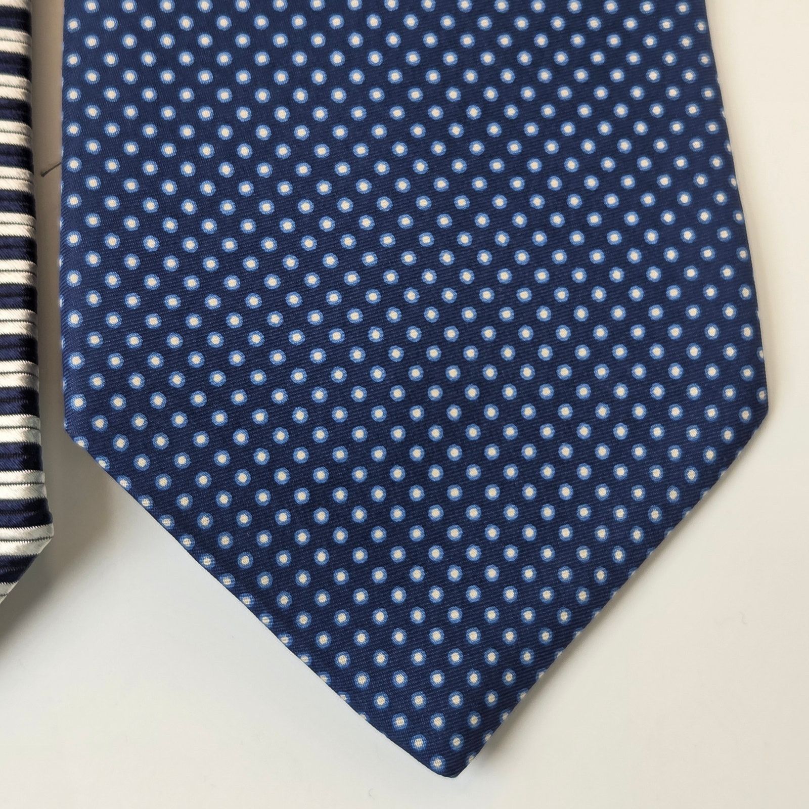 Tommy Hilfiger Tommy Hilfiger 100% Silk Ties Lot of 3 USA 3.75” Blue Size ONE SIZE - 5 Thumbnail