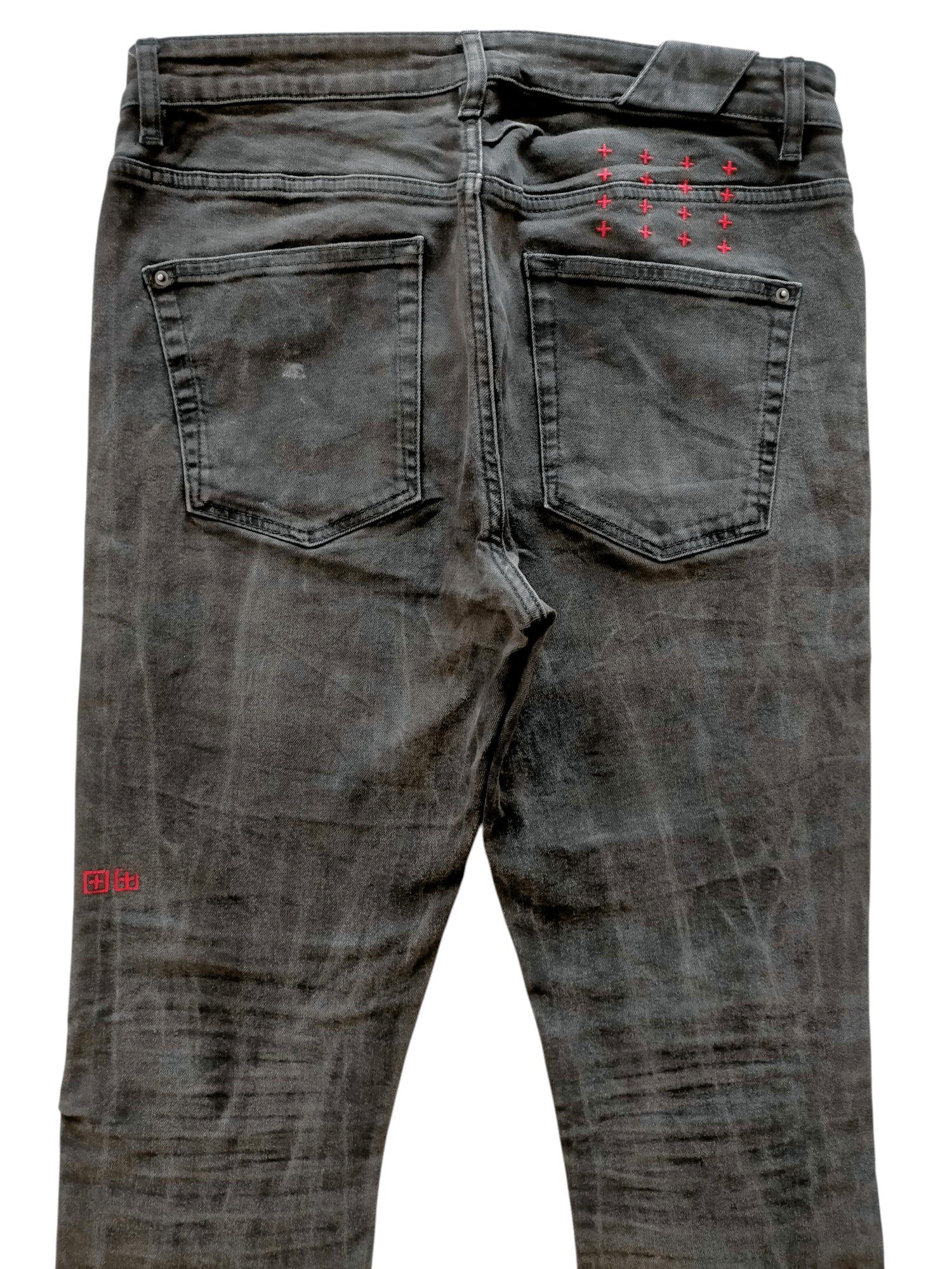 Ksubi Ksubi Jeans Stretch Black/Red Denim Size US 32 / EU 48 - 3 Thumbnail