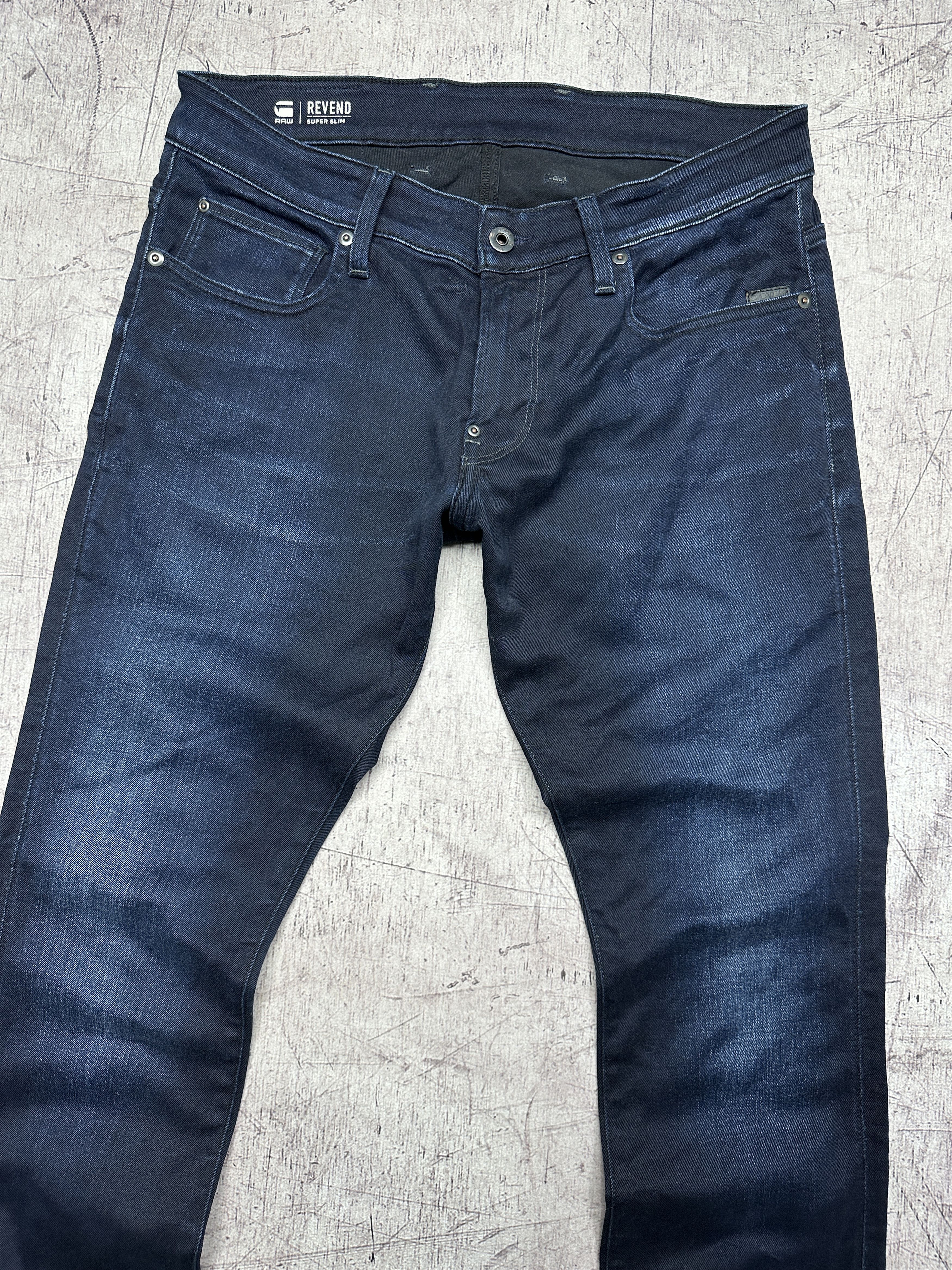 G-Star G Star Raw Mens Revend Super Slim Denim Pants Jeans Size US 33 - 2 Thumbnail
