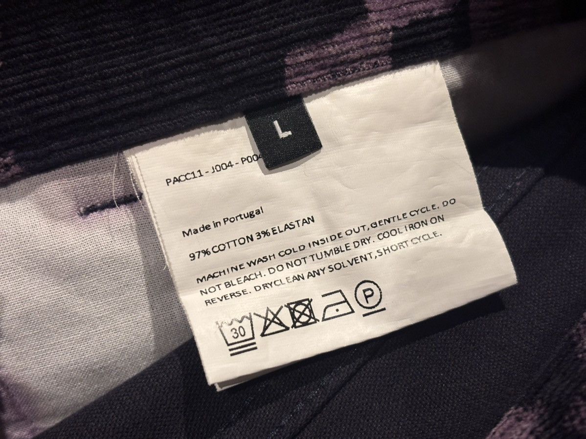 PACCBET PACCBET Purple-Dyed Corduroy Pants Size US 31 - 4 Thumbnail