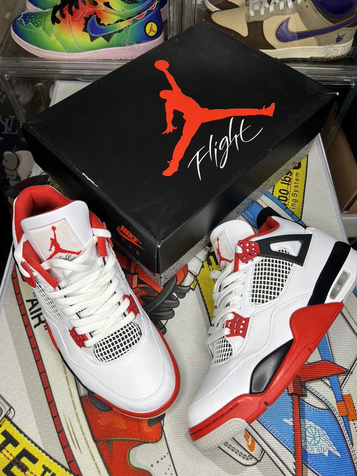 Jordan Brand Jordan 4 Fire Red 2020 Size US 11 / EU 44 - 8 Thumbnail