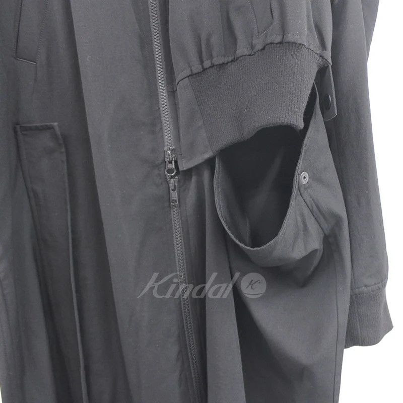 Yohji Yamamoto B Yohji Yamamoto 16AW wool gabble zone design zip coat Size US S / EU 44-46 / 1 - 5 Thumbnail