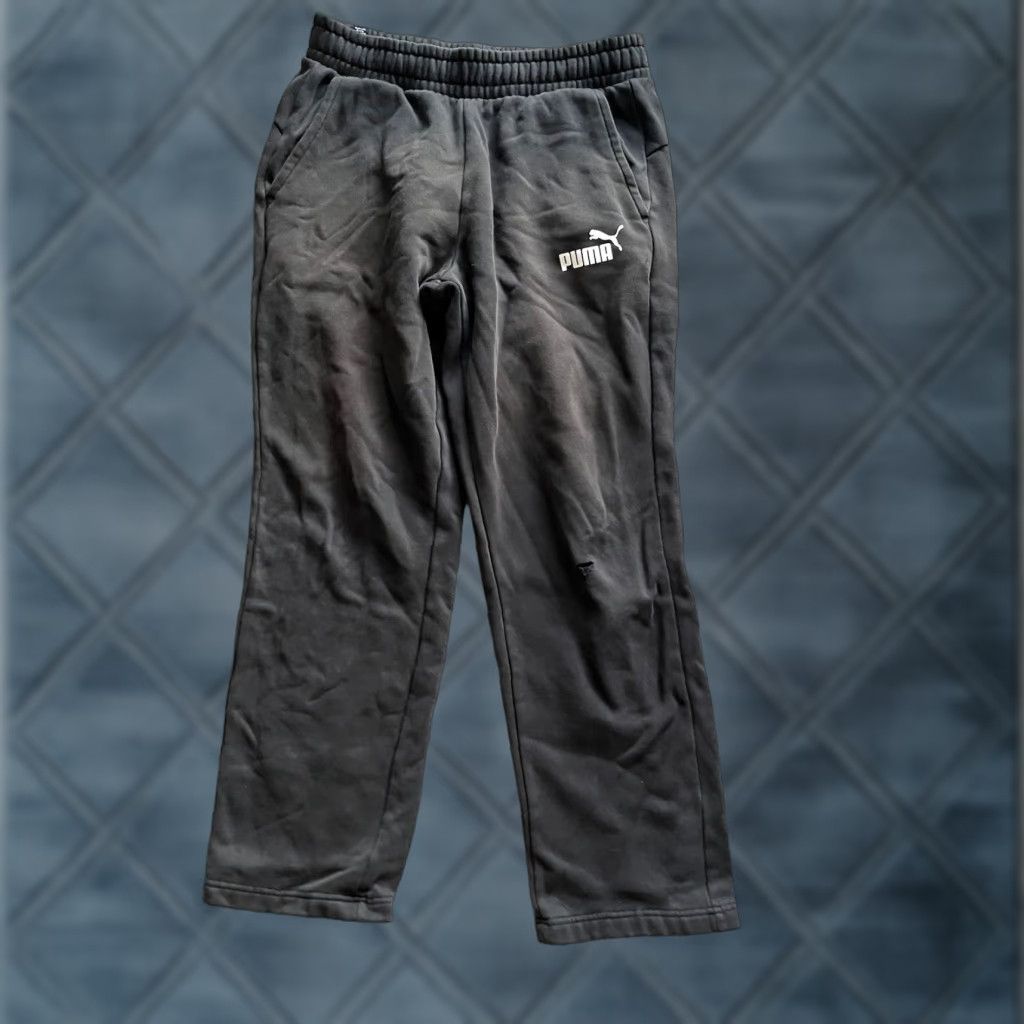 Puma PUMA Cargo Jogger Sweatpants Men's M Black - 2 Pockets Small Logo Pants Size US 31 - 1 Thumbnail